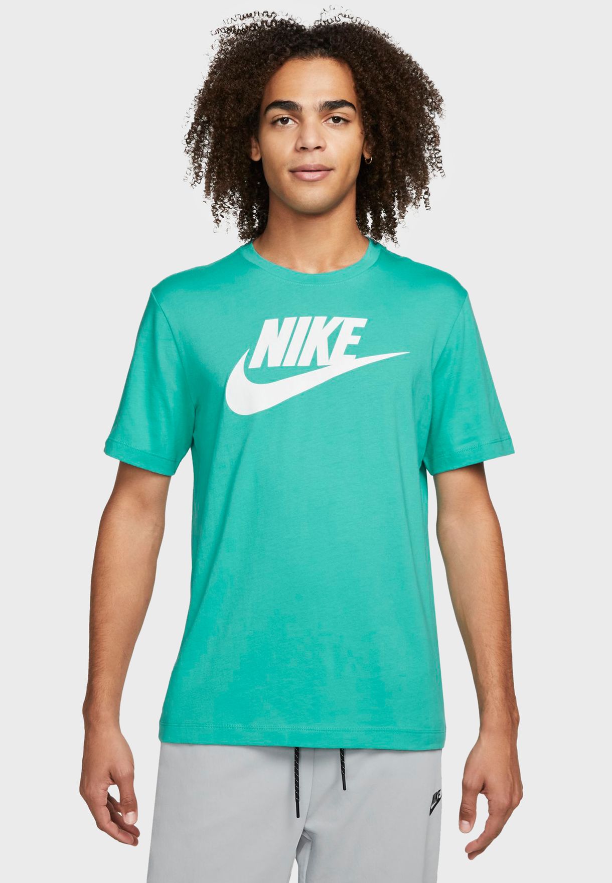 Buy Nike green Nsw Icon Futura T-Shirt for Kids in MENA, Worldwide