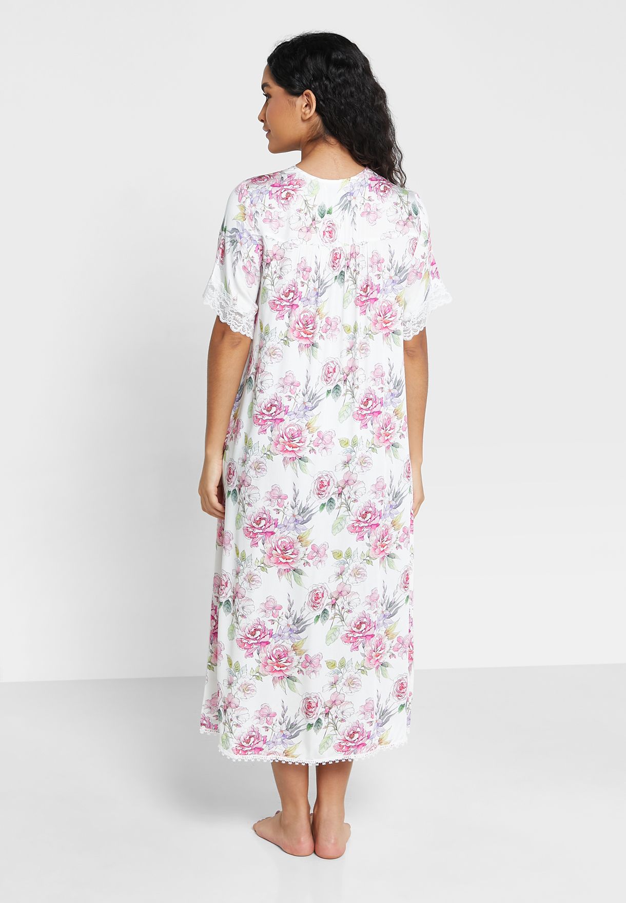 Floral Printed Nightdress