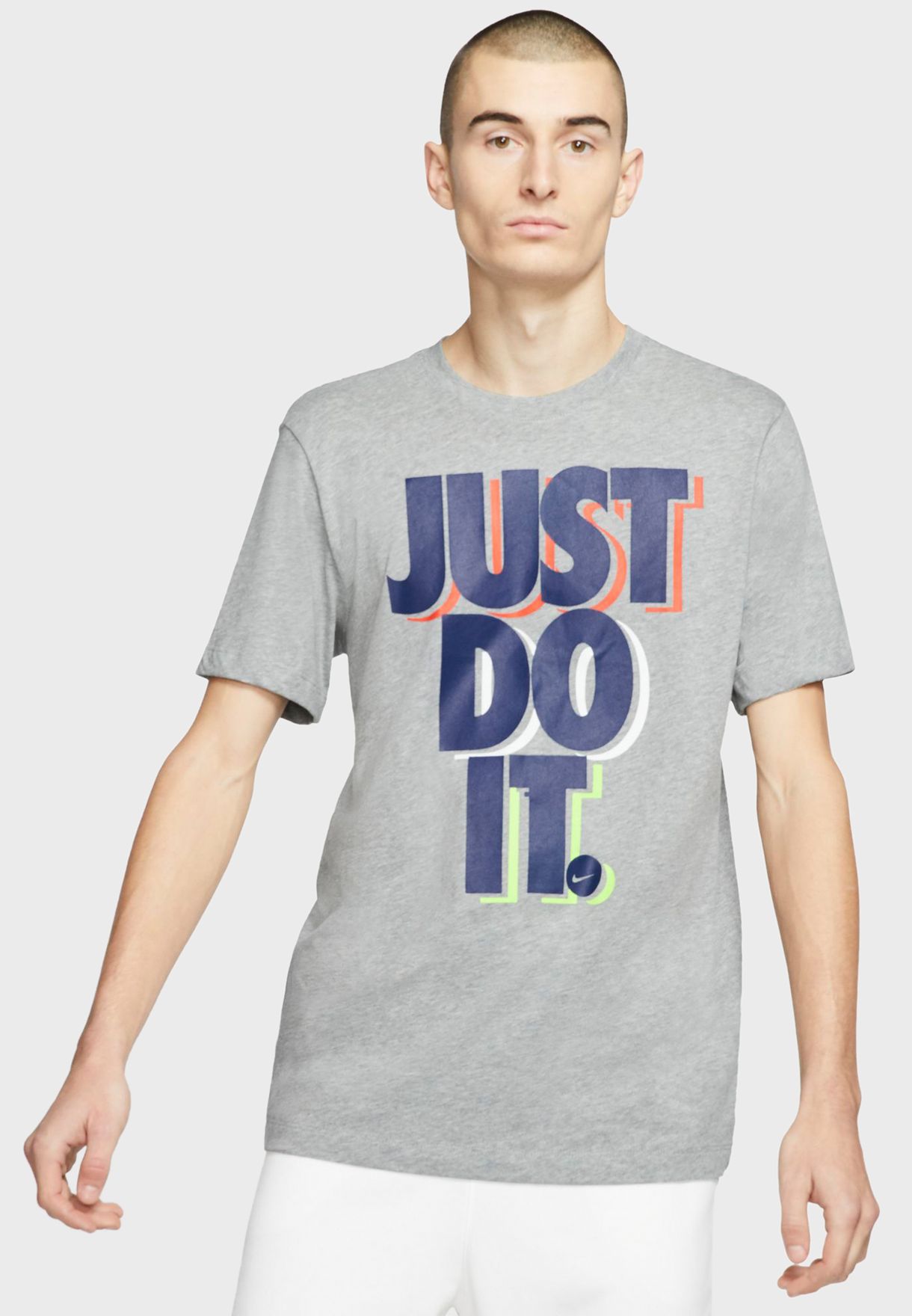 Nike Just Do It Shirts Gray