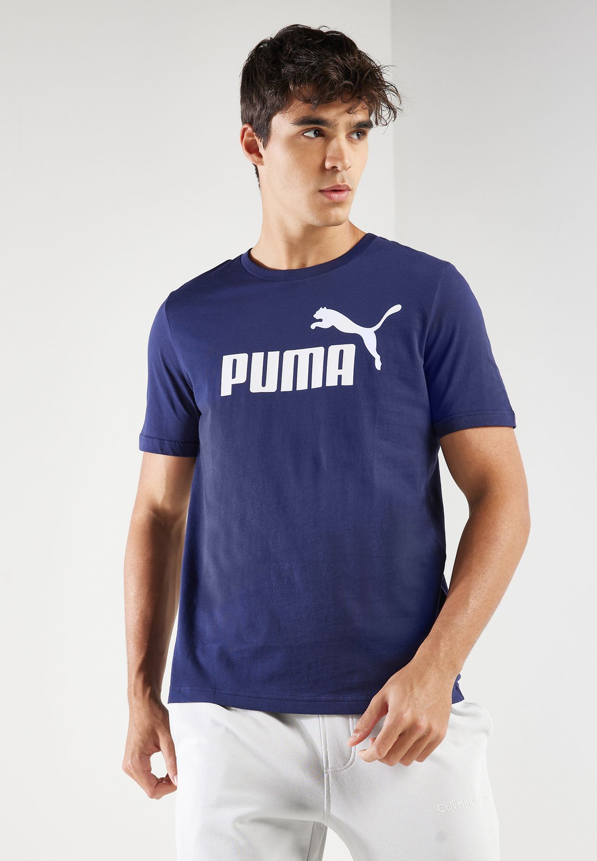 Buy > navy blue puma t shirt > in stock