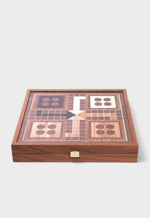 Ludo Snakes & Ladders Wooden Game