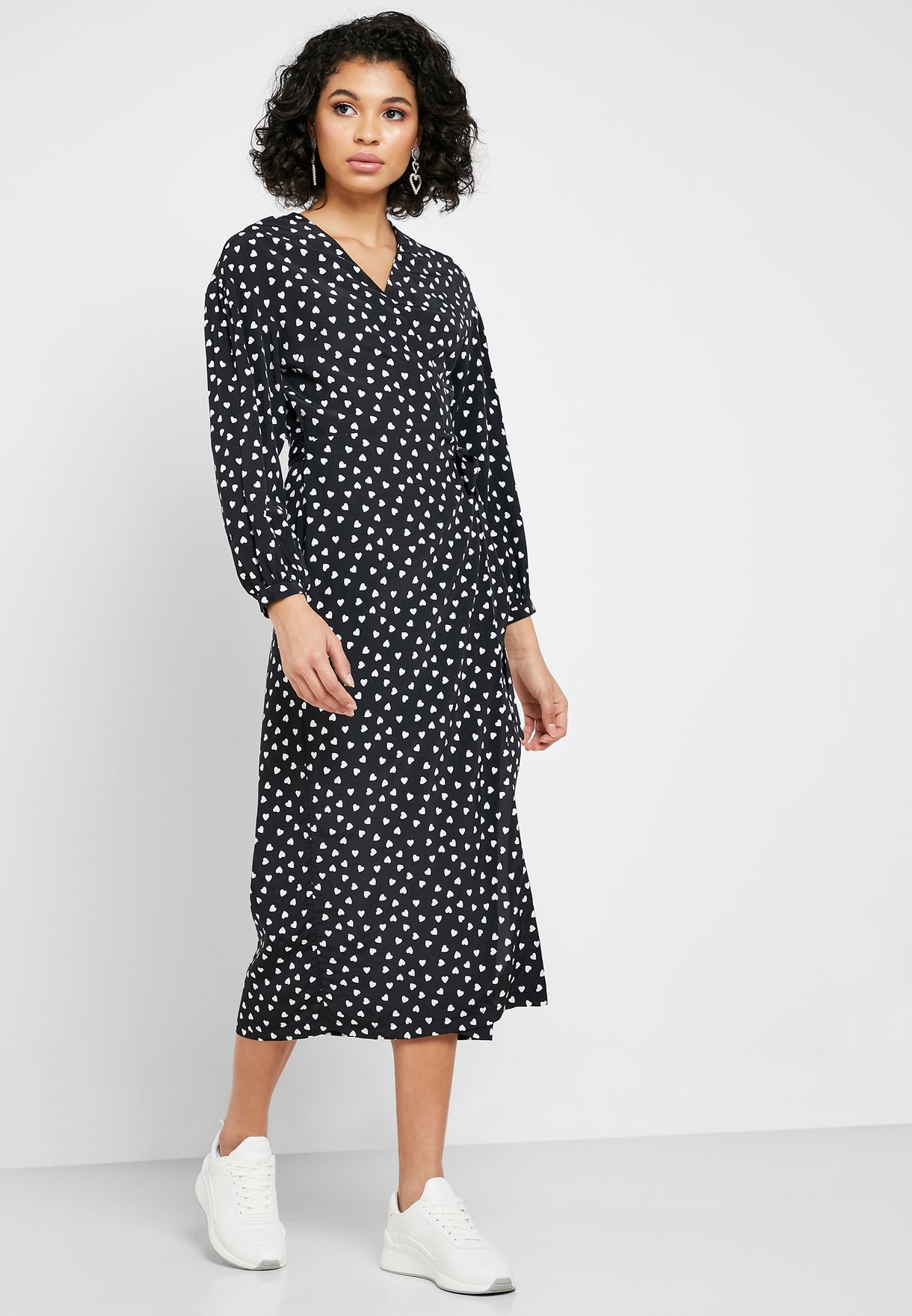 topshop monochrome dress