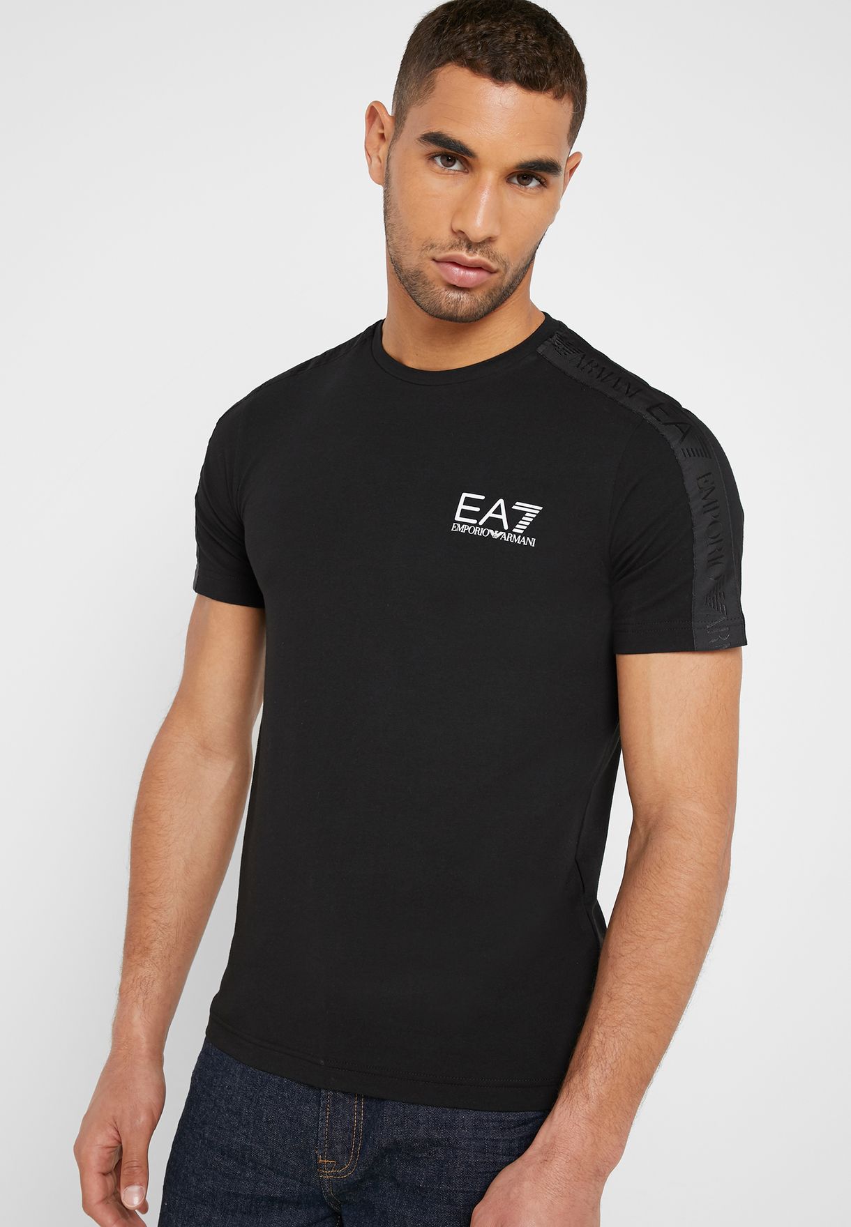 ea7 tape t shirt