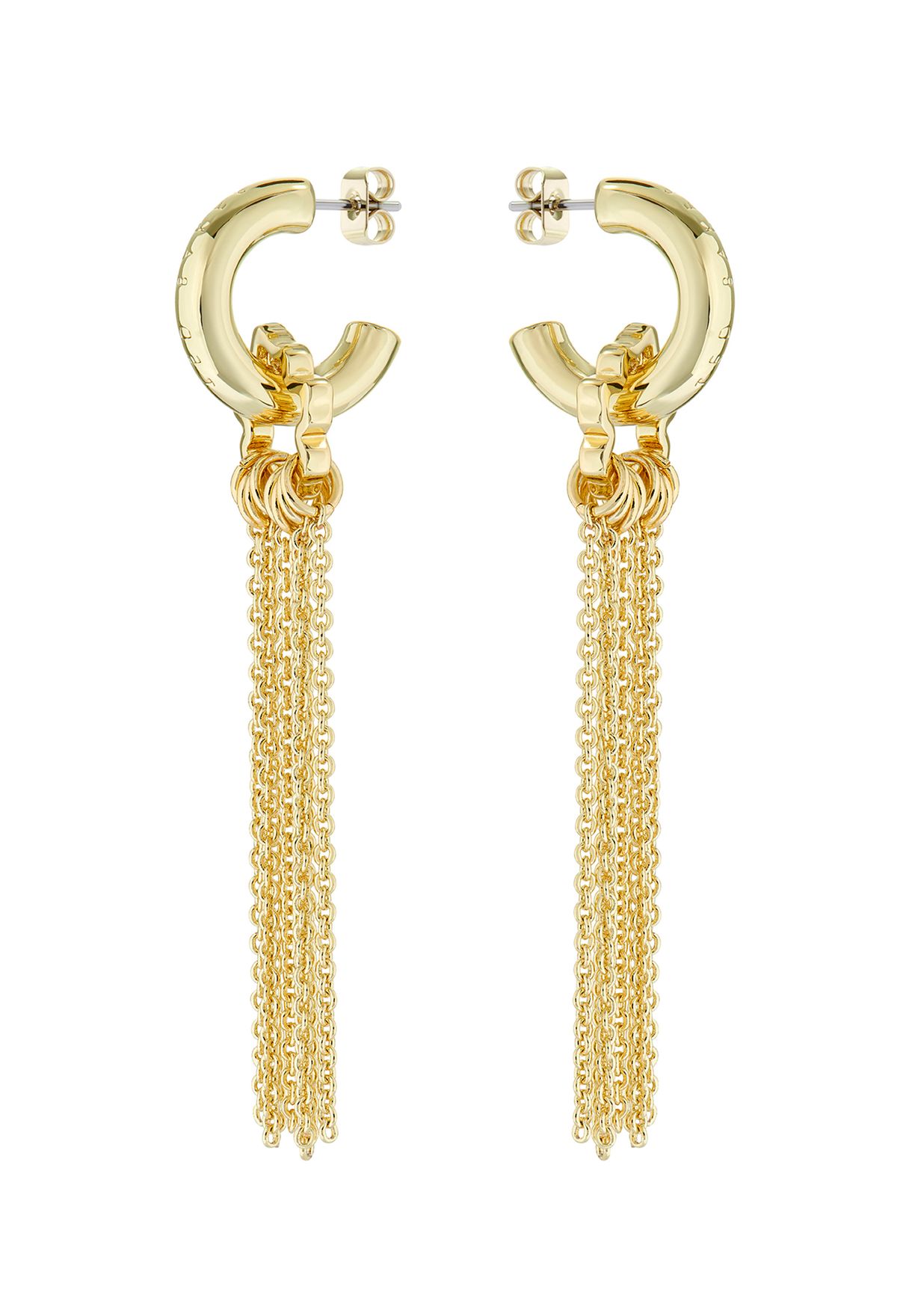 Grretta Magnolia Grandiflora Tassel Drop Earrings