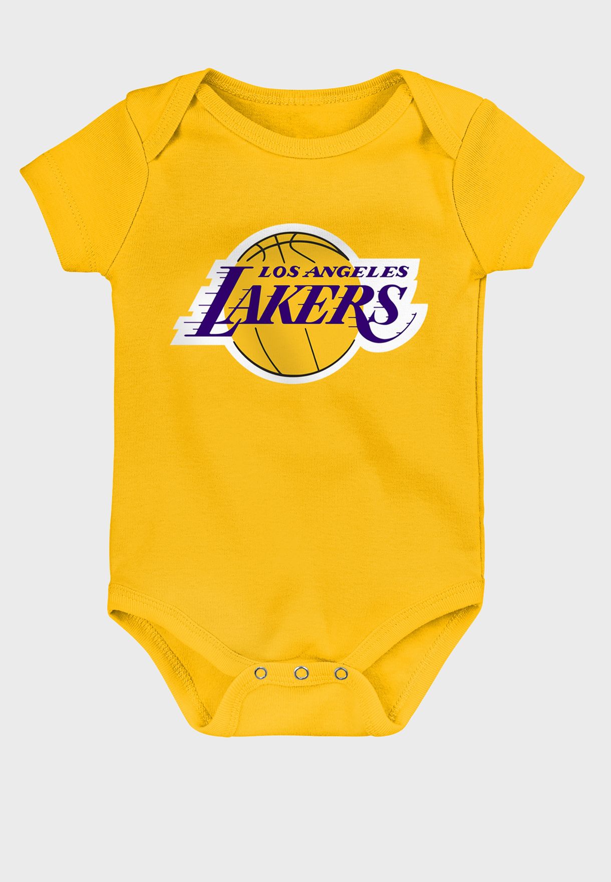 Infant 3 Pack Los Angeles Lakers Born To Win Bodysuit