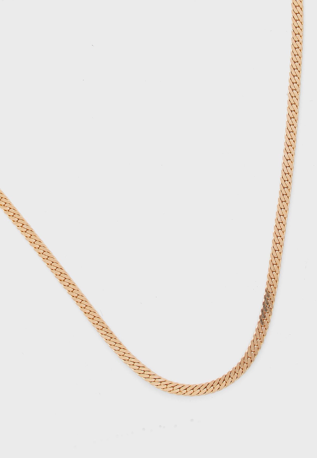 Triple Layer Diamante Padlock Necklace 