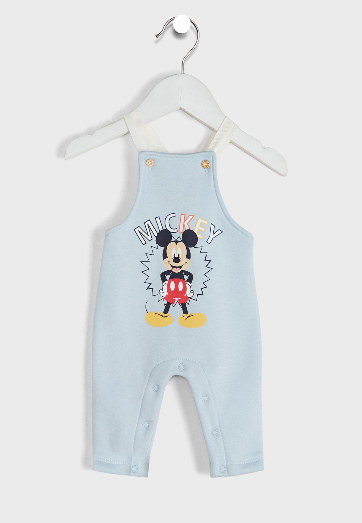 Kids Mickey Mouse Bodysuit & Dungaree Set