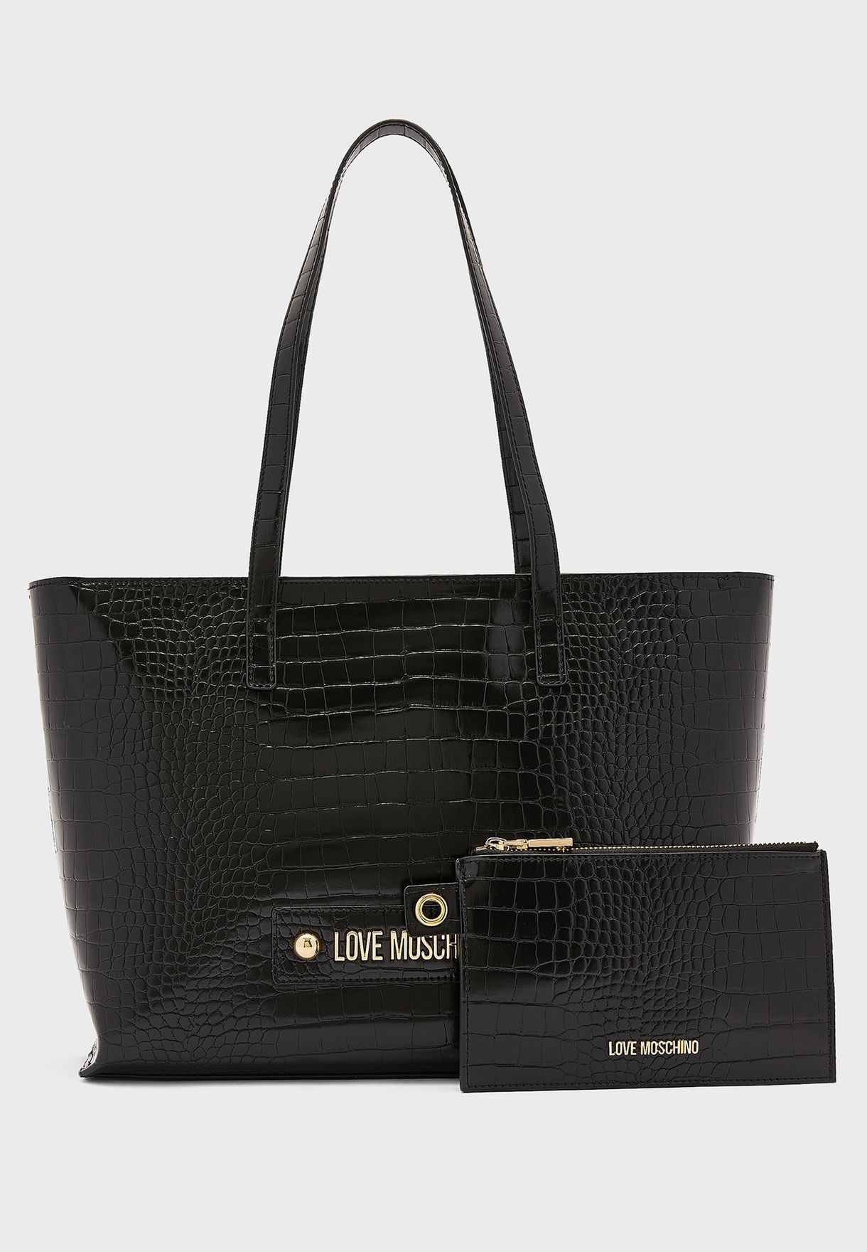 Big Logo Detail Tote Bag