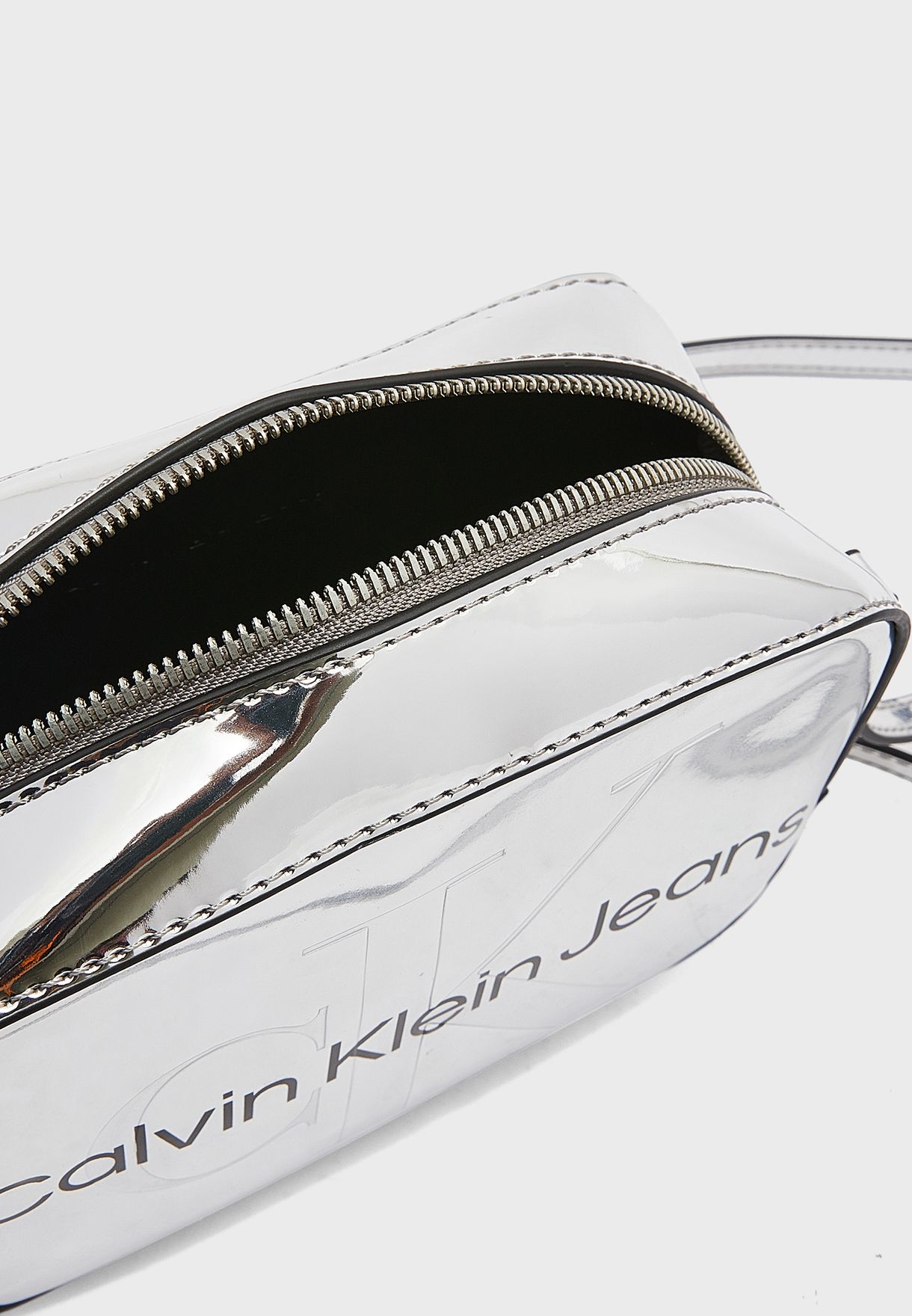 Sculpted Logo Crossbody Bag