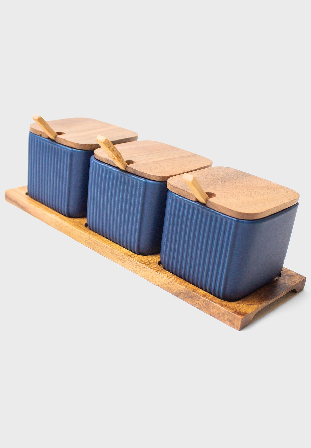 Set Of 3 Ceramic Storage Jars