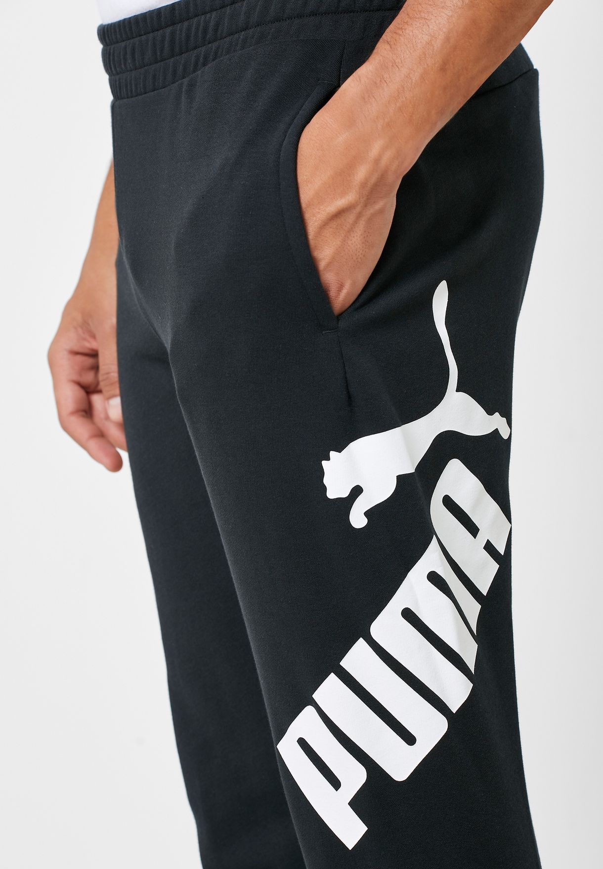 puma big logo sweatpants