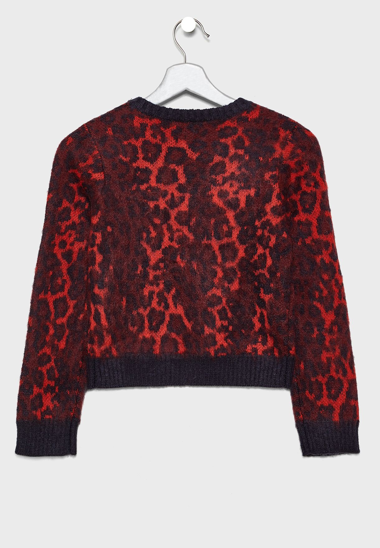 Teen Leopard Print Sweater