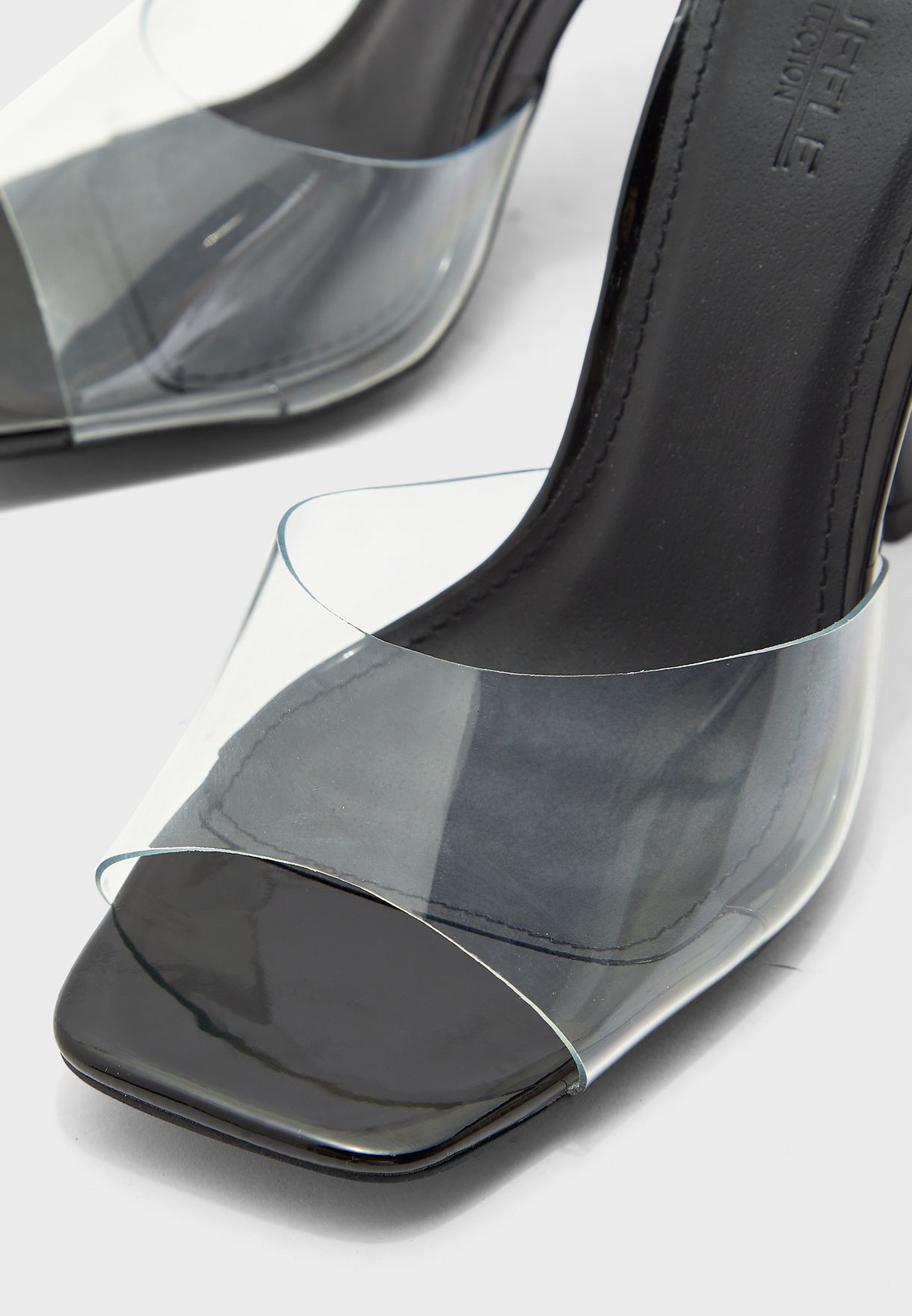 Clear Stiletto Sandals