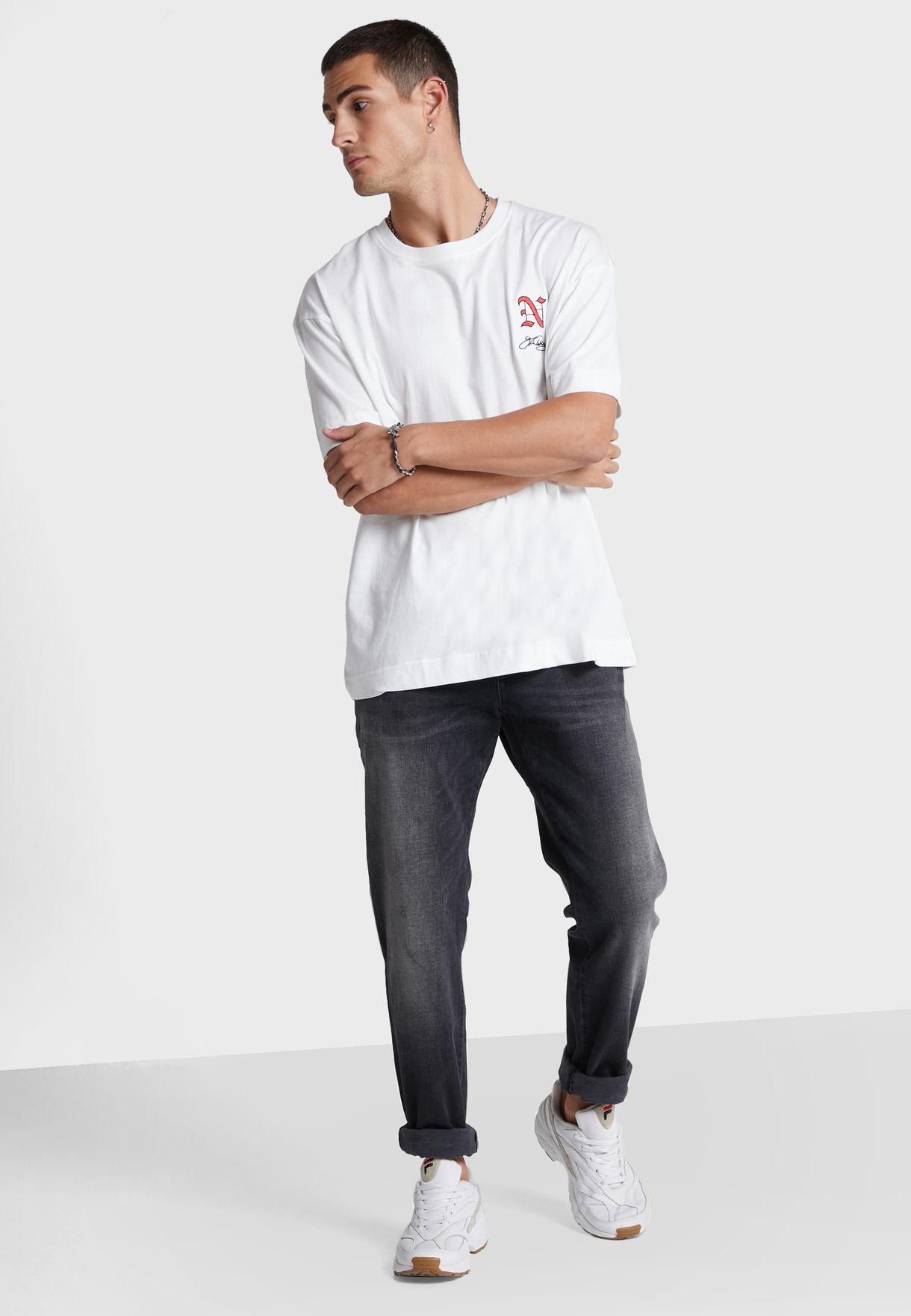 Oversized Double Branded T-Shirt