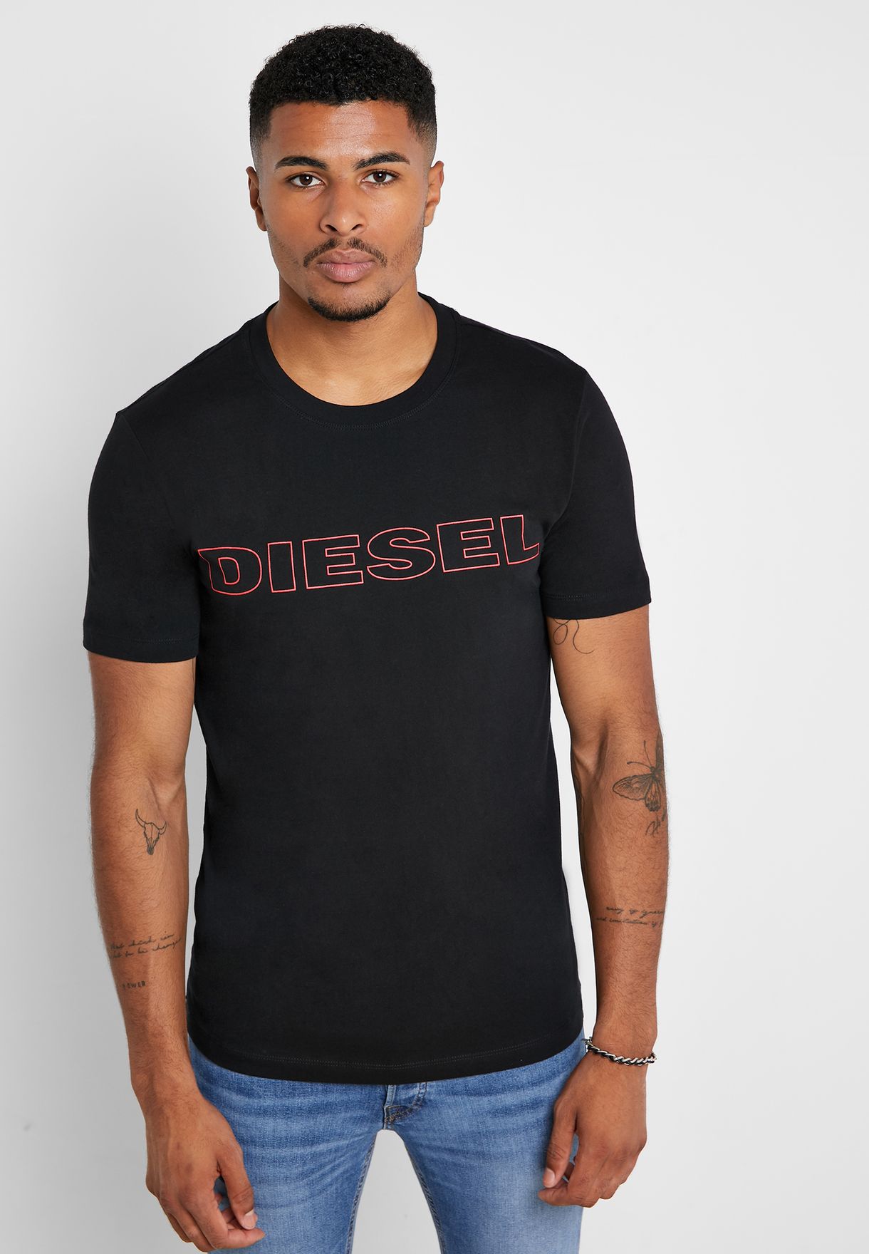 diesel jake crew neck tee