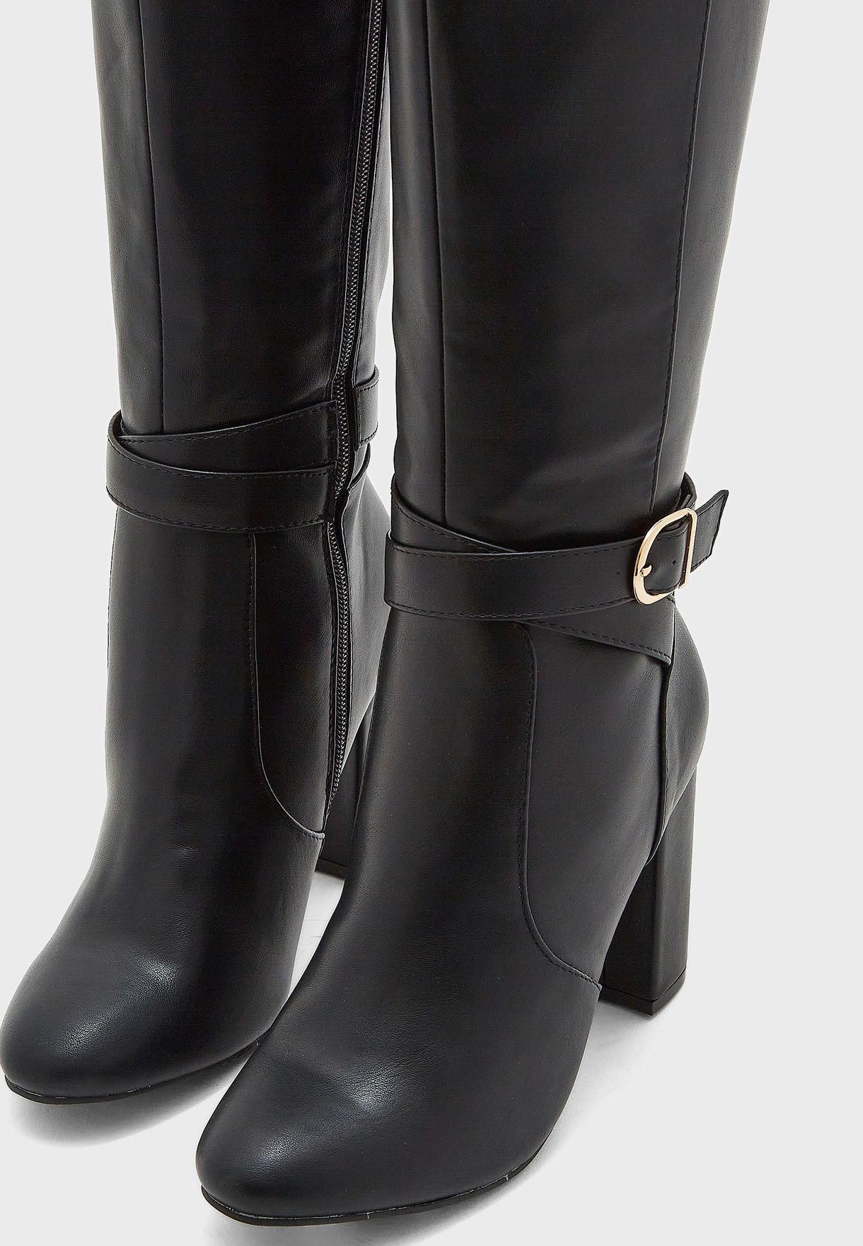 Casual Mid Heel Ankle Boots