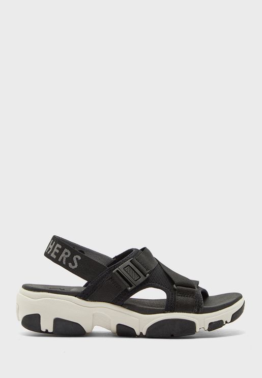 womens white skechers sandals