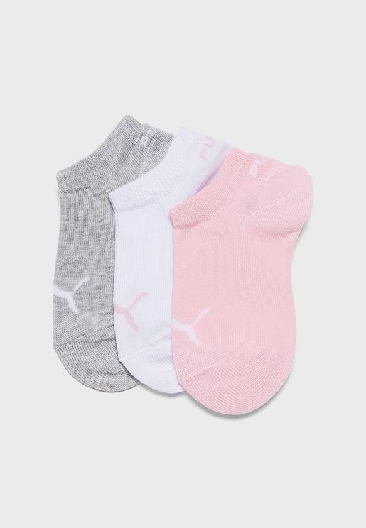 Kids 3 Pack Invisible Socks