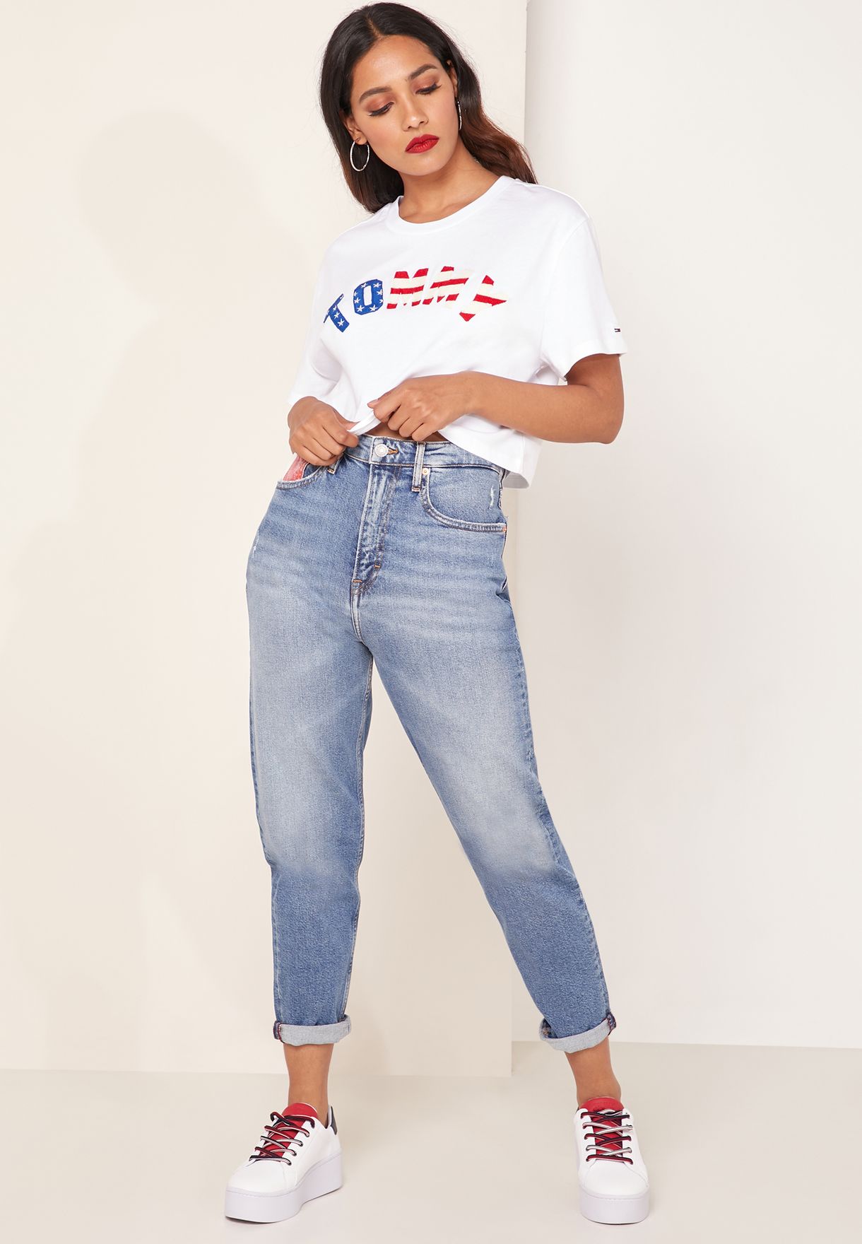 tommy jeans high rise straight