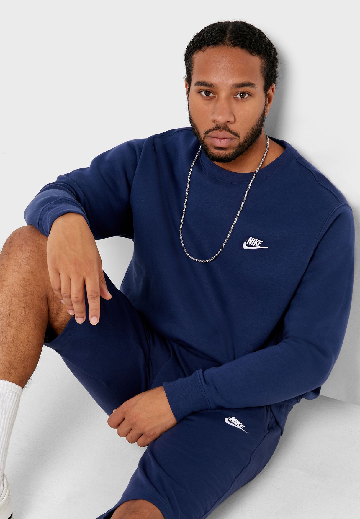 Buy Nike navy NSW Club Sweatshirt for Men in MENA, Worldwide | BV2662-410