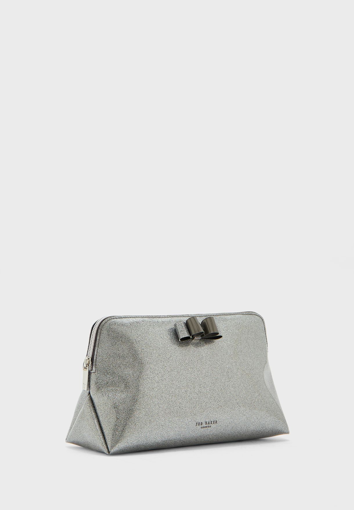 Ted Baker Leather Glara Small Glitter Bobble Purse Wallet in Silver :  Amazon.co.uk: Fashion