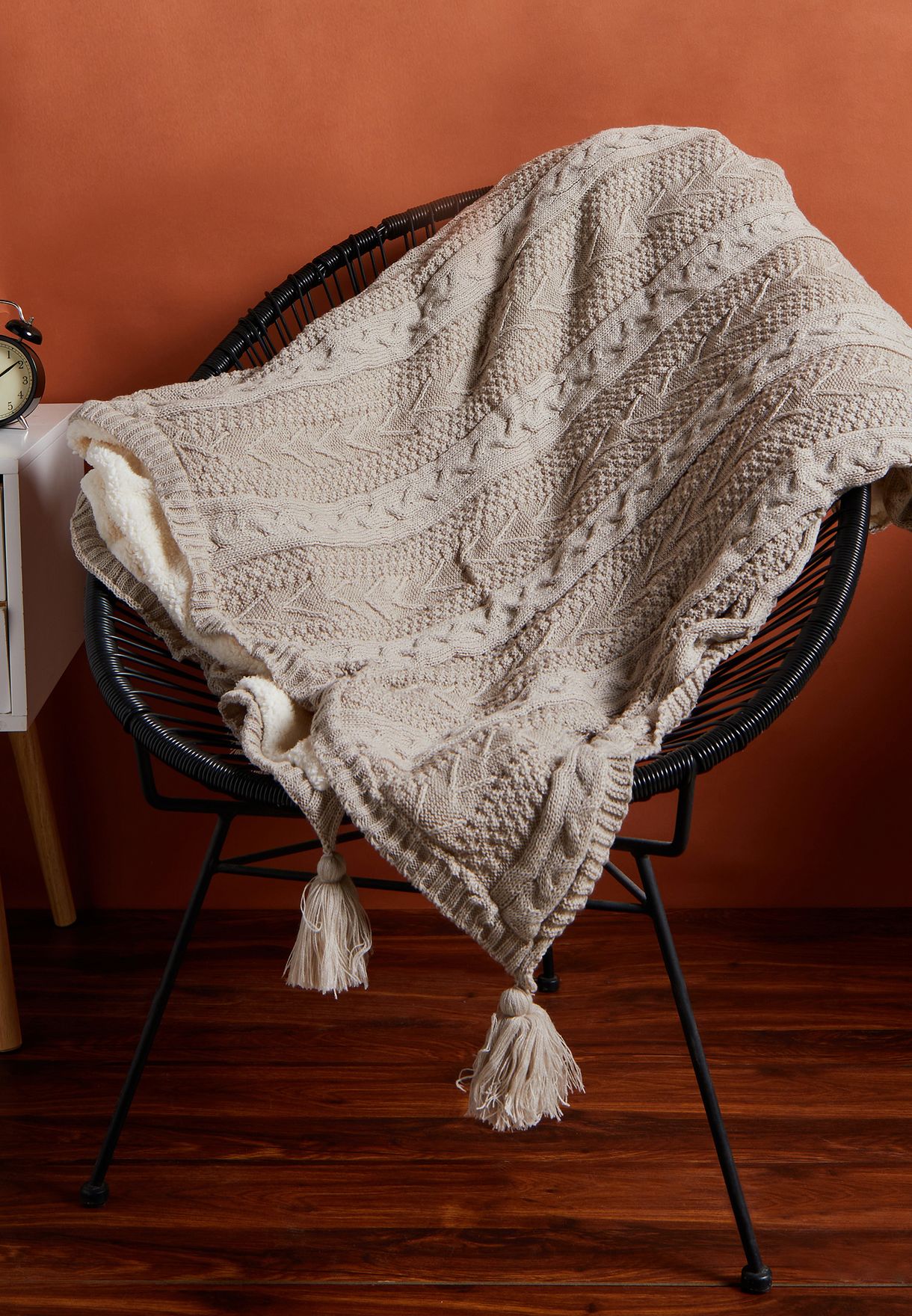 Knitted Fleece Blanket 150Cm X 200Cm