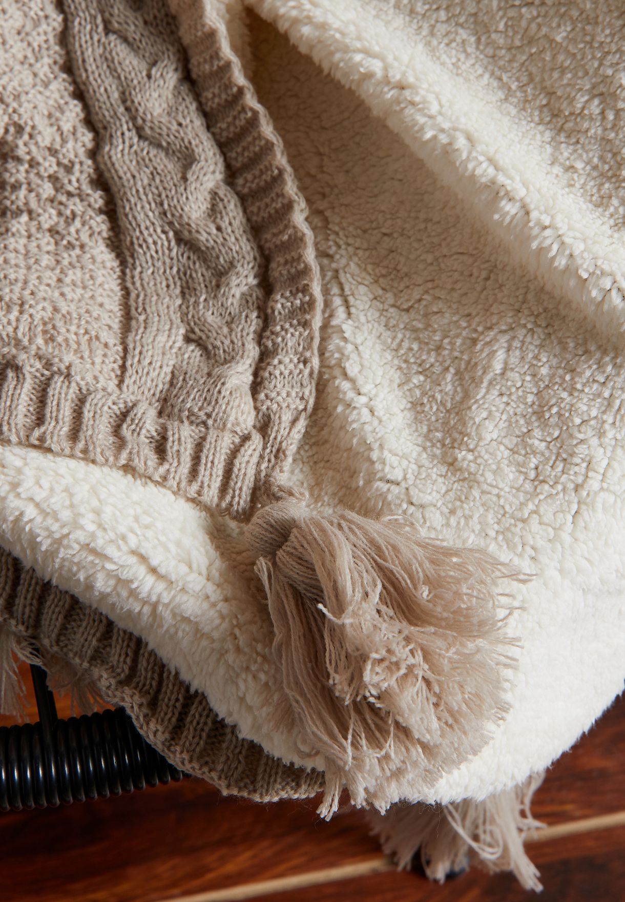 Knitted Fleece Blanket 150Cm X 200Cm