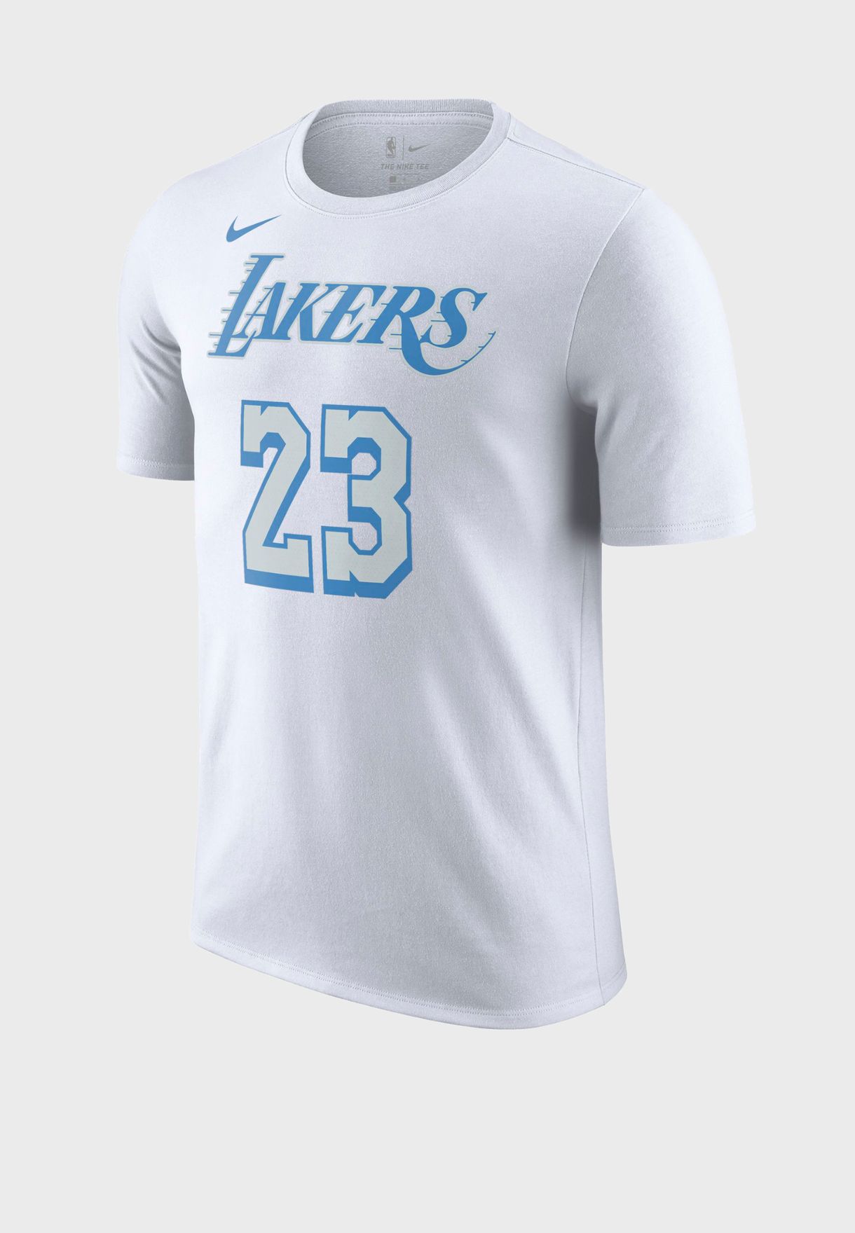 Buy Nike White Lebron James Los Angeles Lakers T Shirt For Men In Dubai Abu Dhabi Ct9427 103