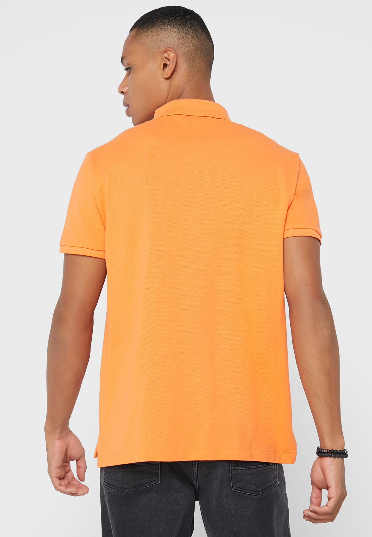 Buy Polo Ralph Lauren orange Essential Polo for Men in MENA, Worldwide