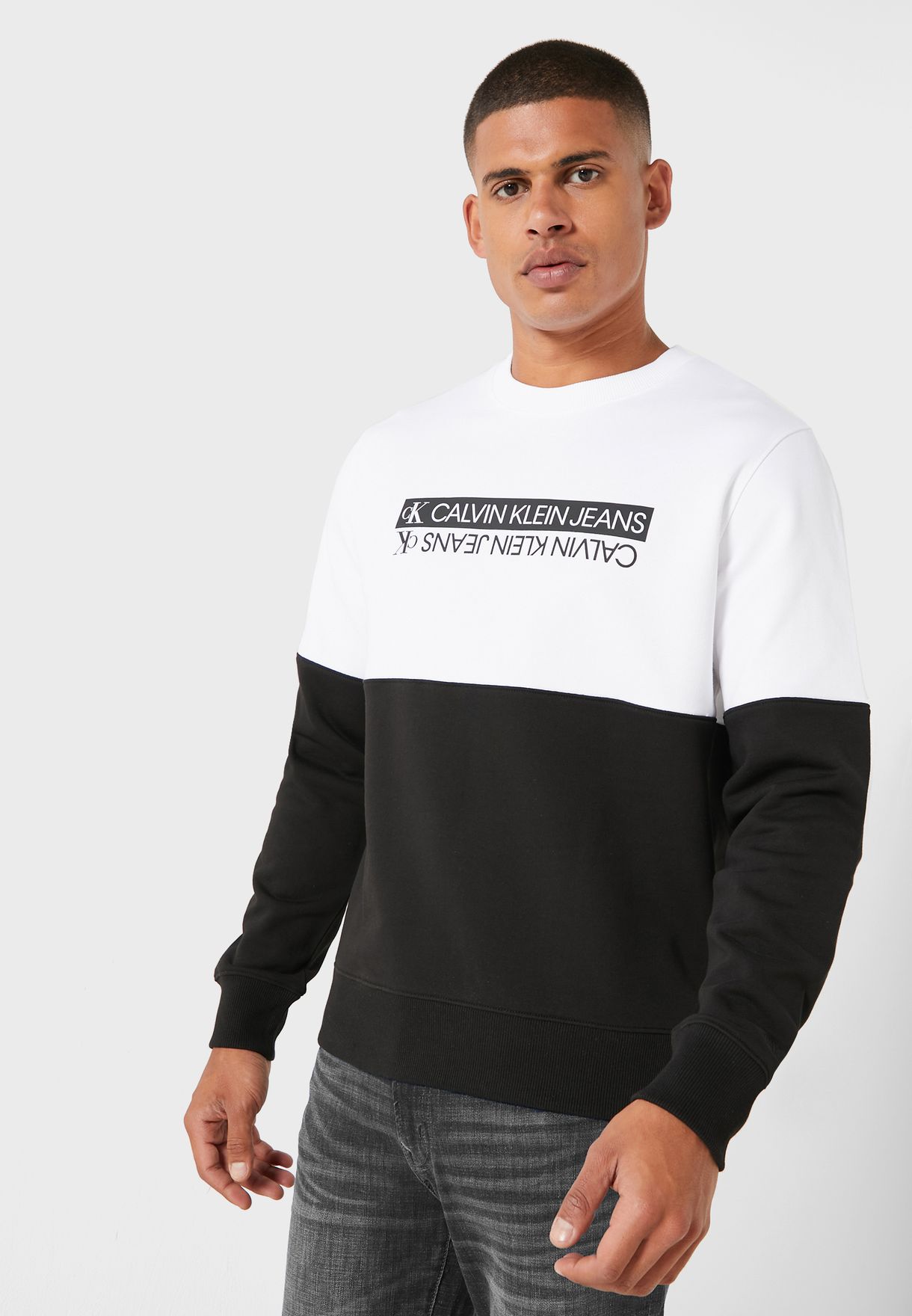 Buy Calvin Klein Jeans multicolor Color Block Sweatshirt for Men in Dubai, Abu Dhabi Buy Calvin Klein Jeans multicolor Color Block Sweatshirt for Men in Dubai, Abu Dhabi