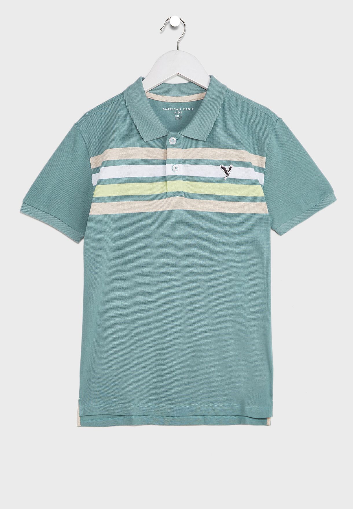 Kids Chest Stripe Polo
