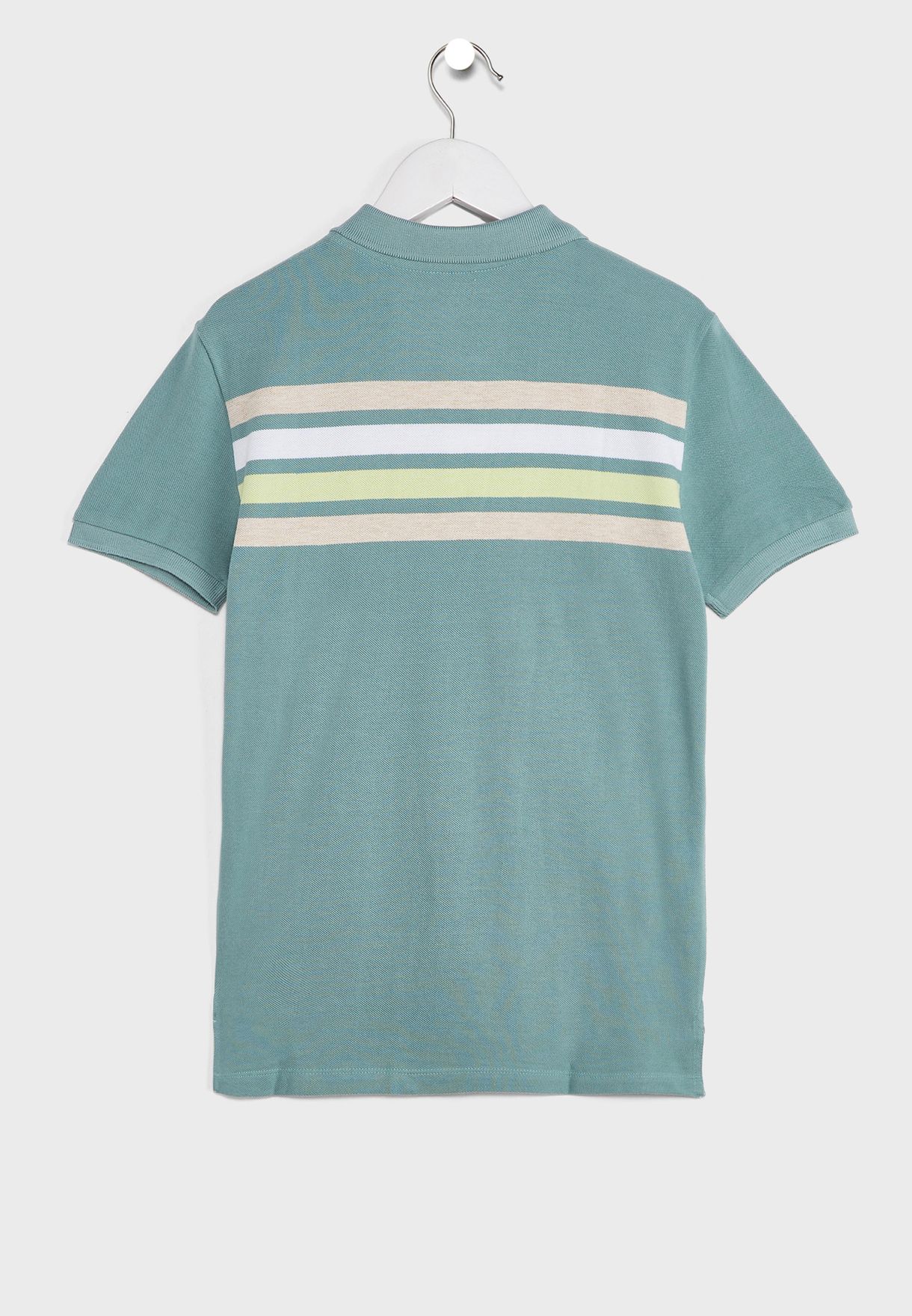 Kids Chest Stripe Polo