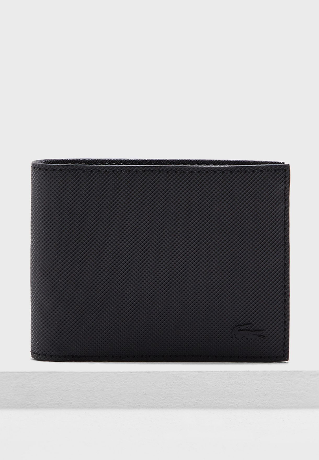 lacoste black wallet