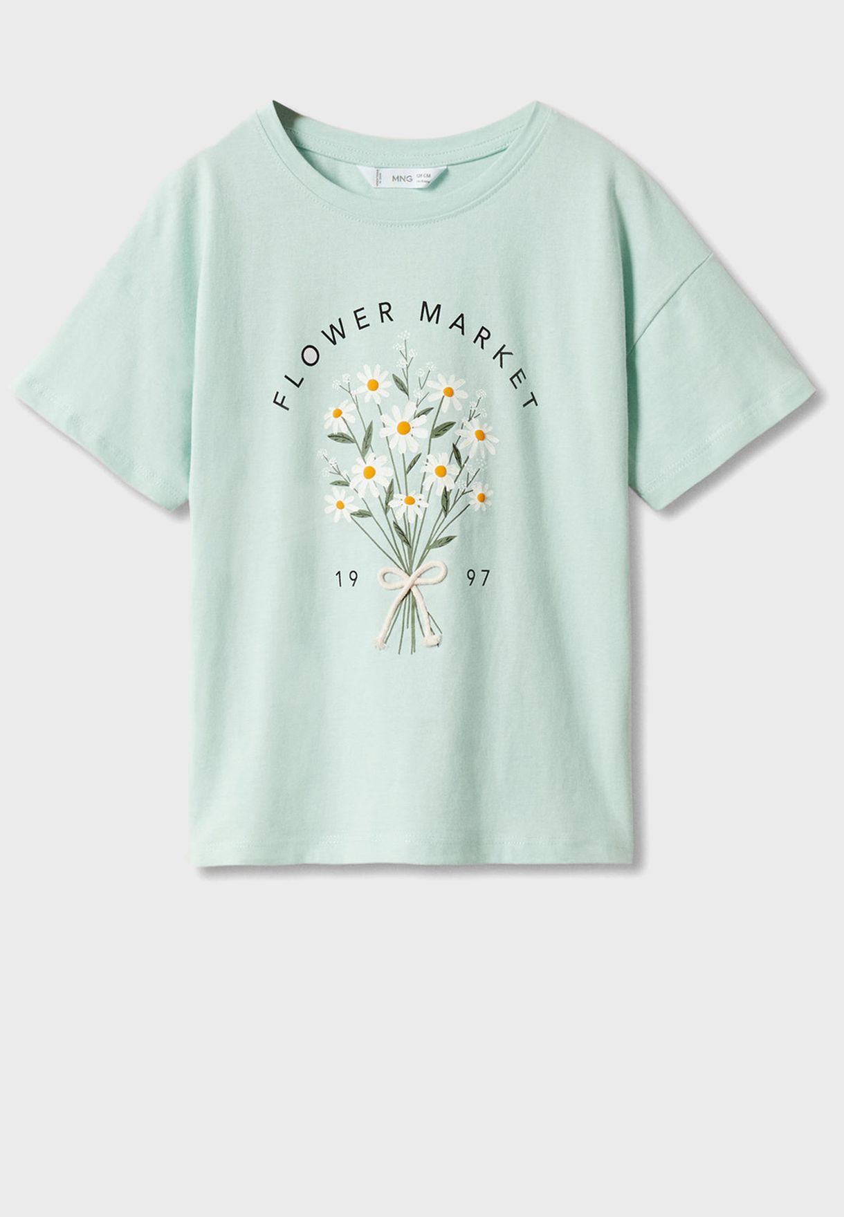 Green Floral Youth Unisex T-shirt