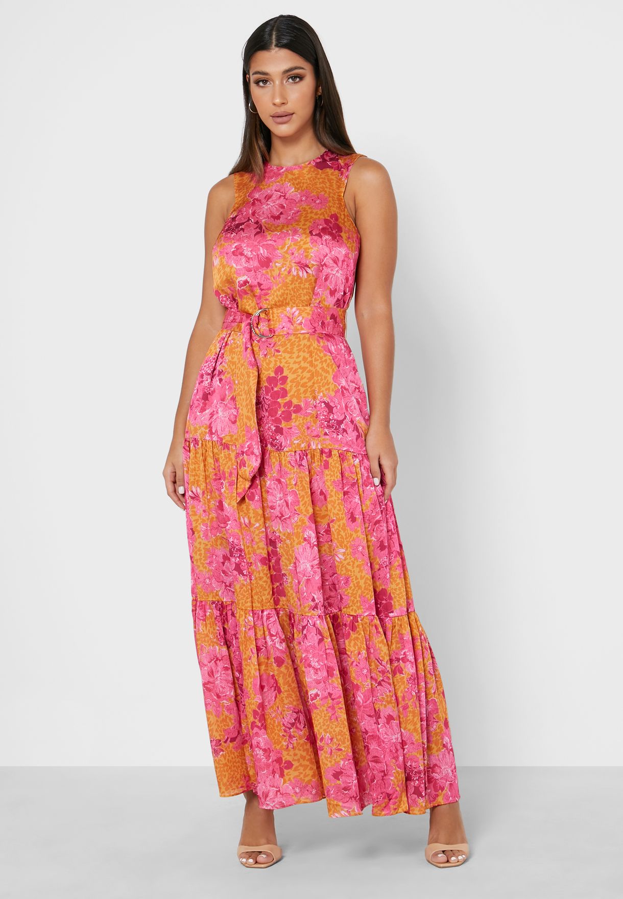 Bambia Tiered Relaxed Maxi Dress ...