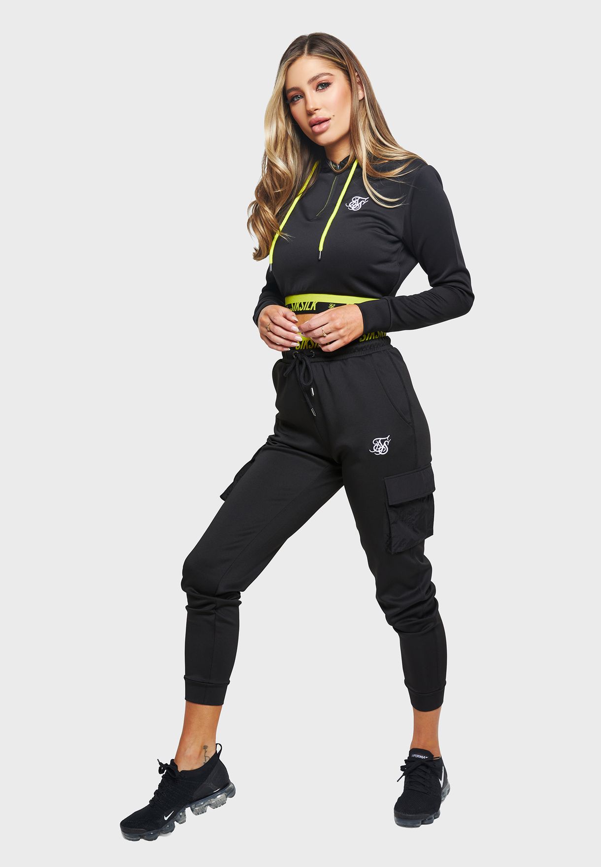 Divergent Cropped Hoodie