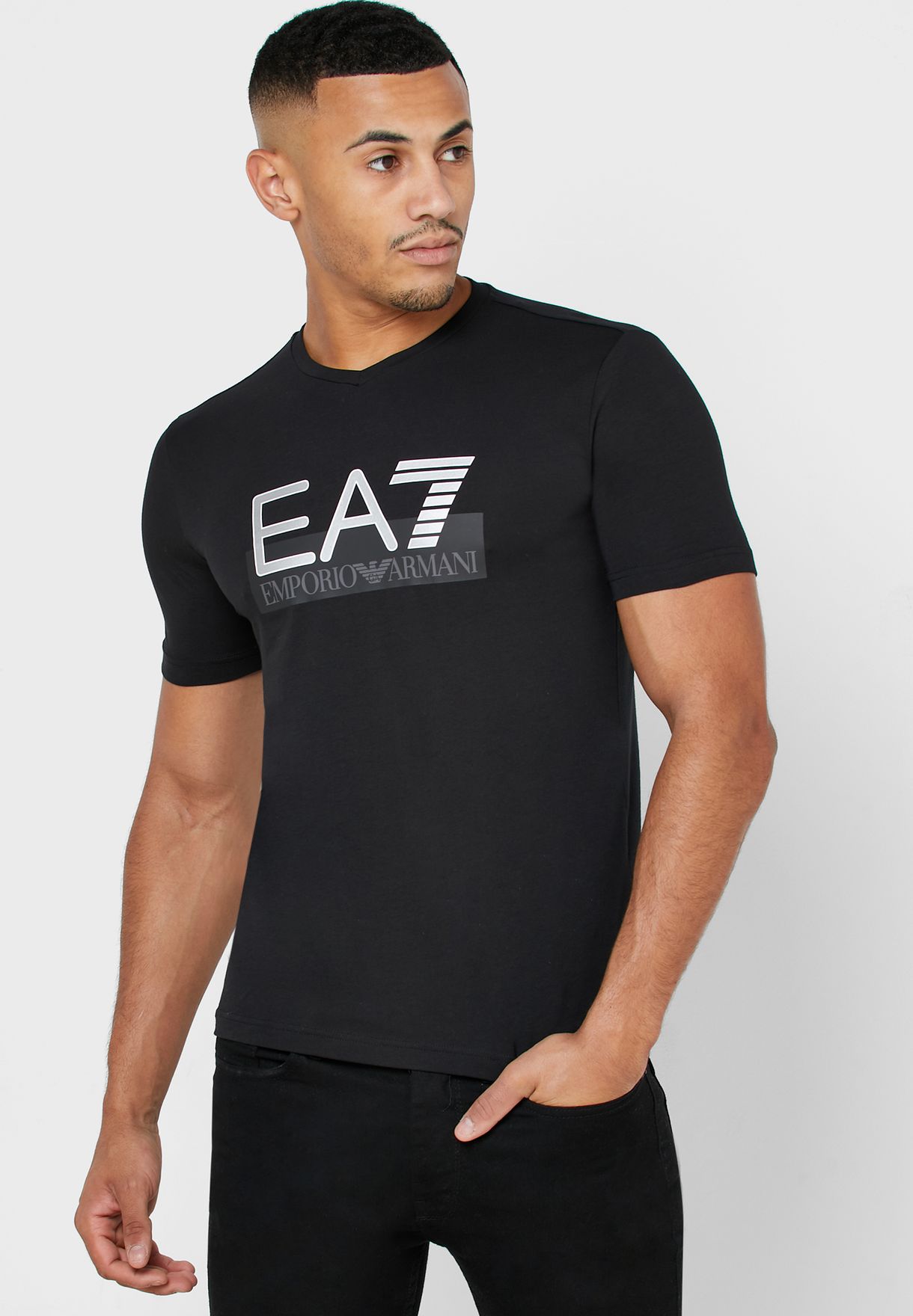 ea7 crew neck t shirt