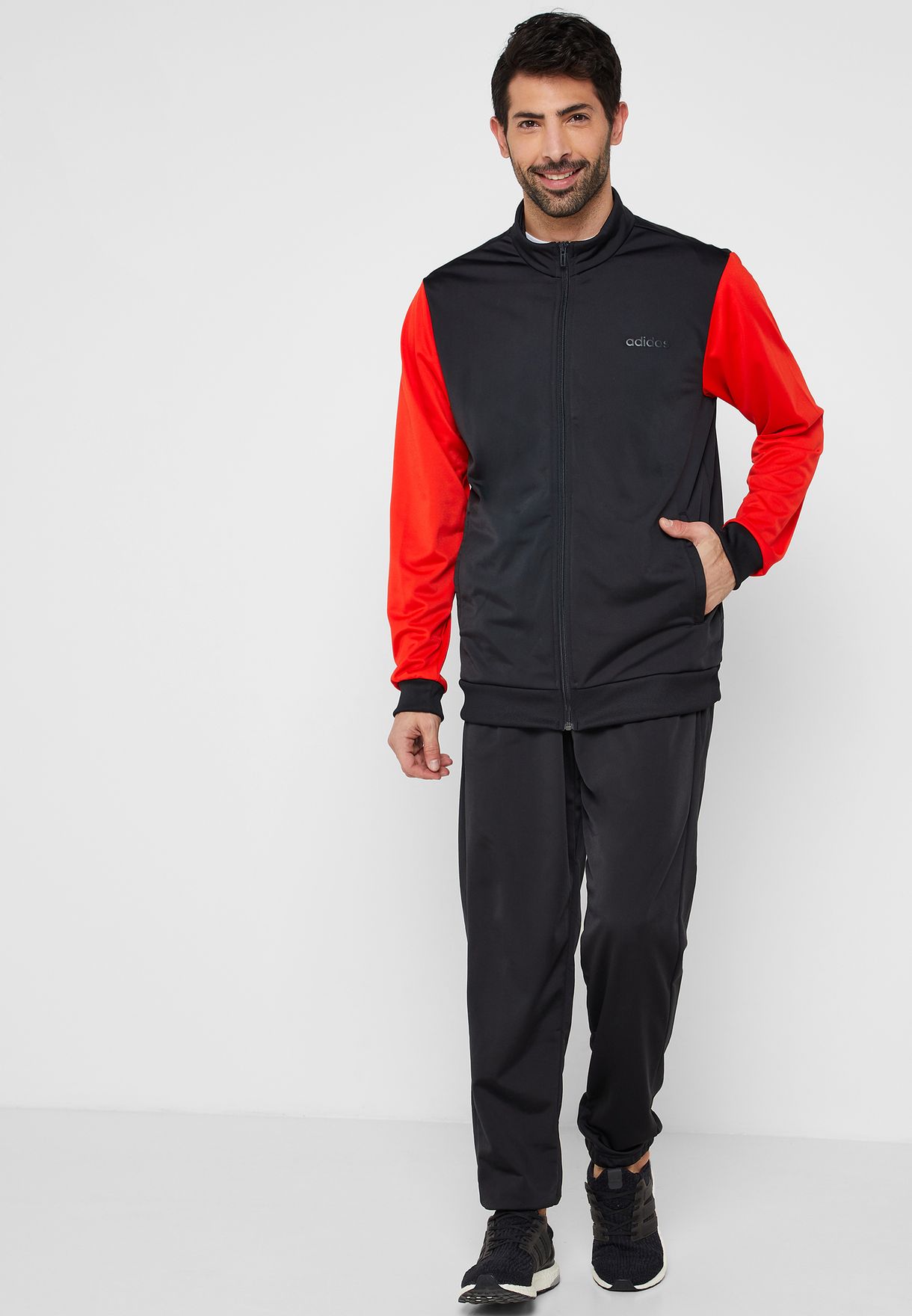 Buy adidas multicolor MTS Linear Tricot Tracksuit for Men Worldwide