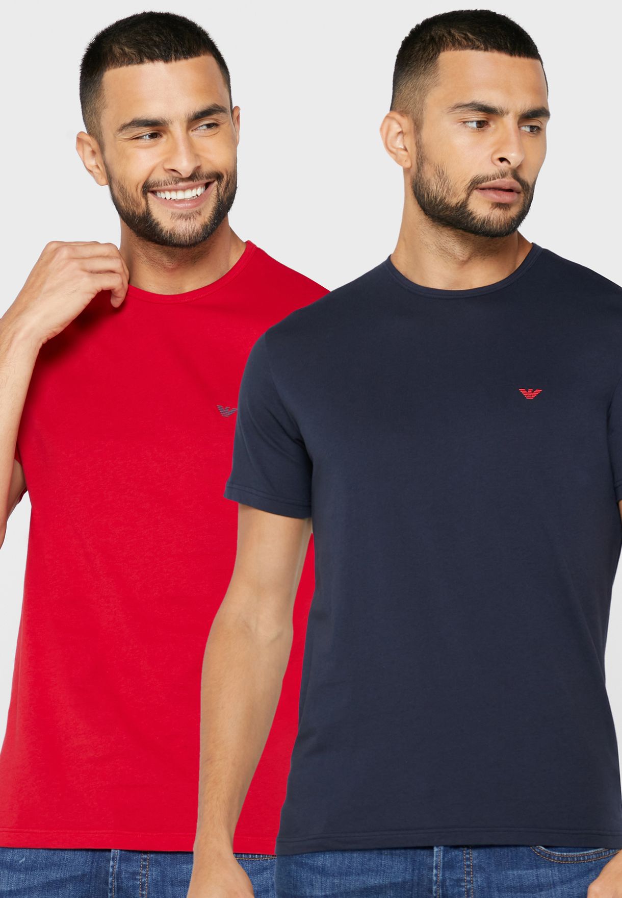 2-Pack Of Crew Neck T-Shirt