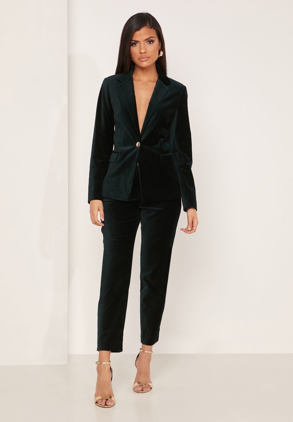 ted baker black velvet blazer