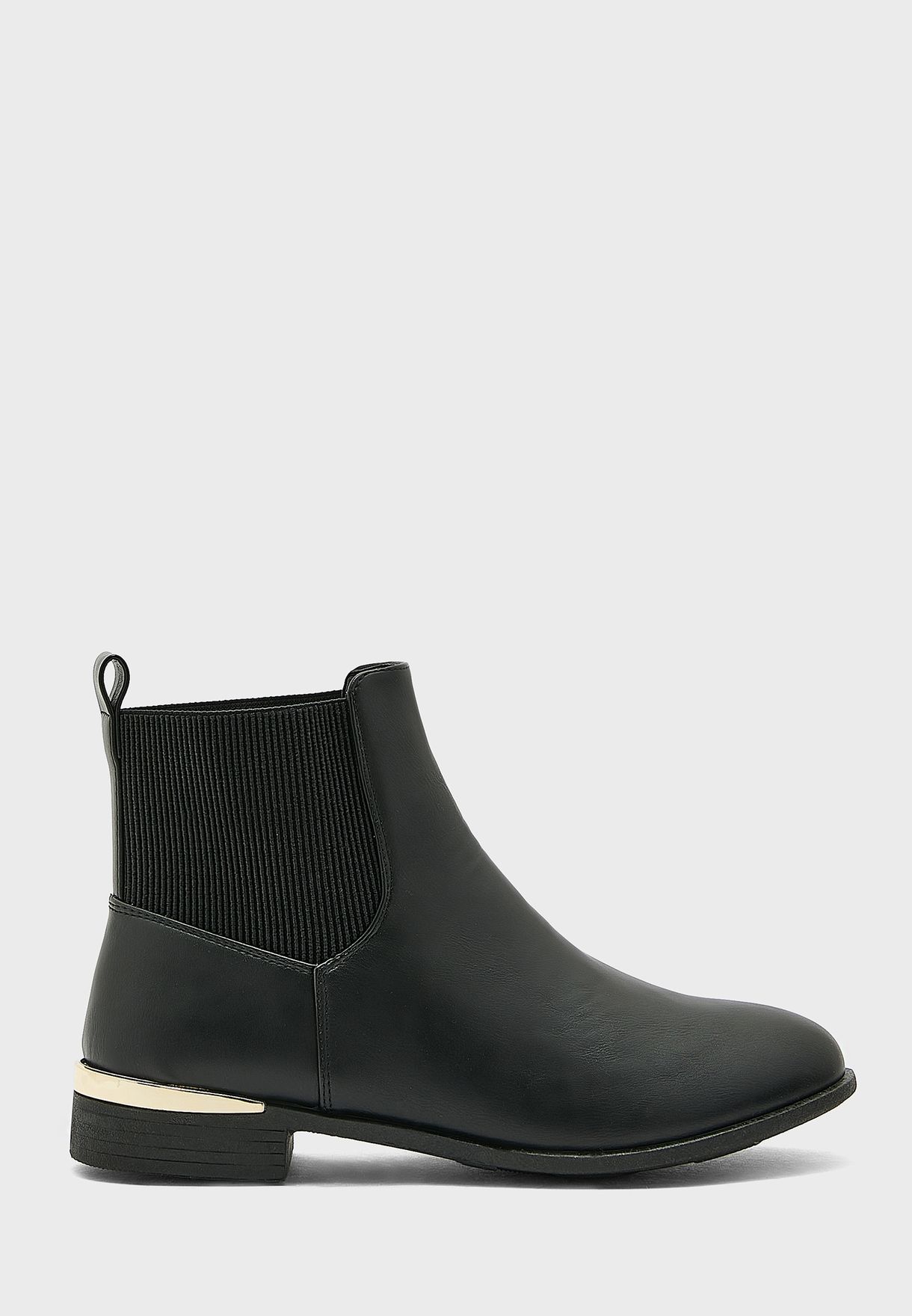 Gold Detail Chelsea Boot 