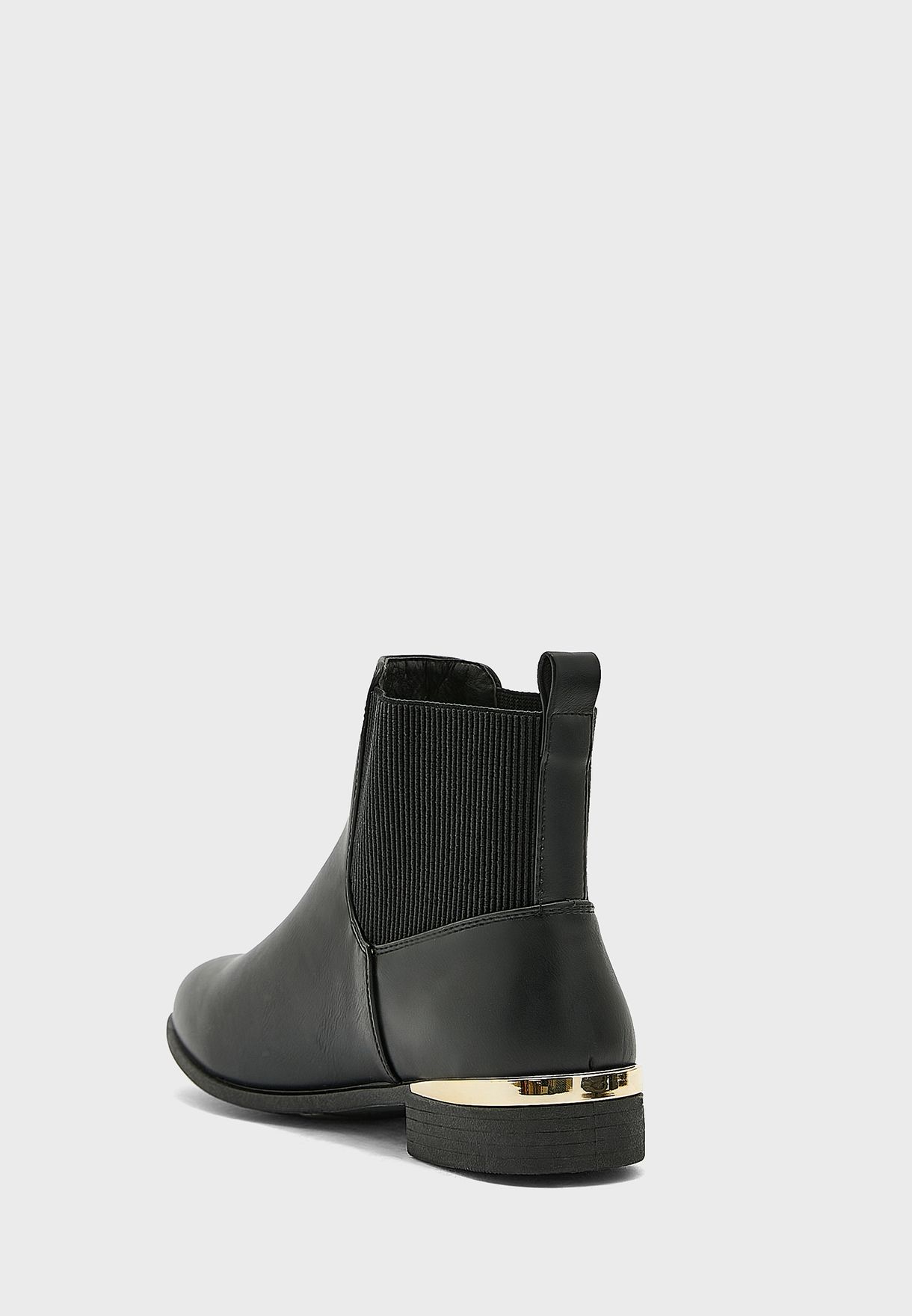 Gold Detail Chelsea Boot 