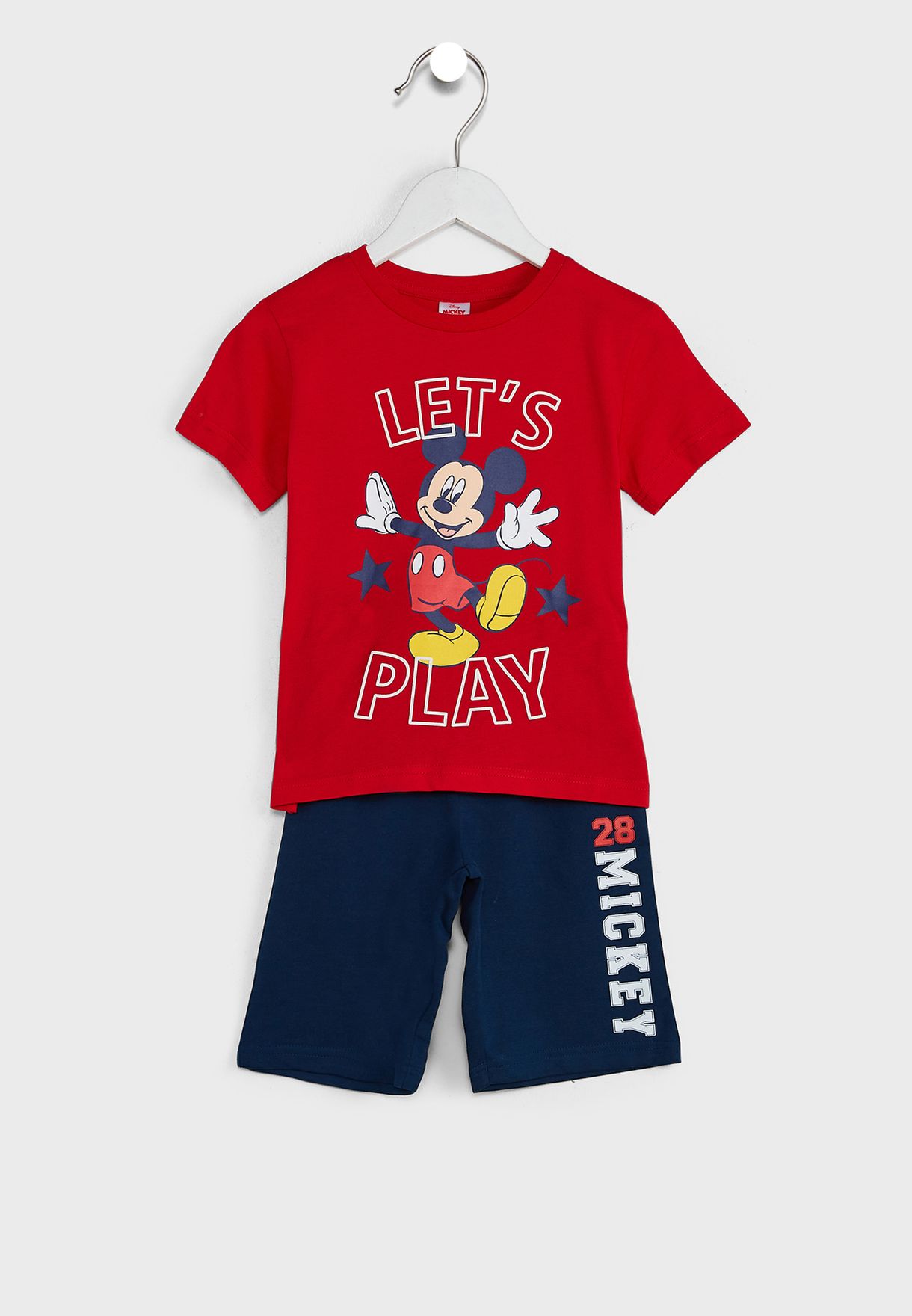 Kids Mickey Mouse T-Shirt & Shorts Set
