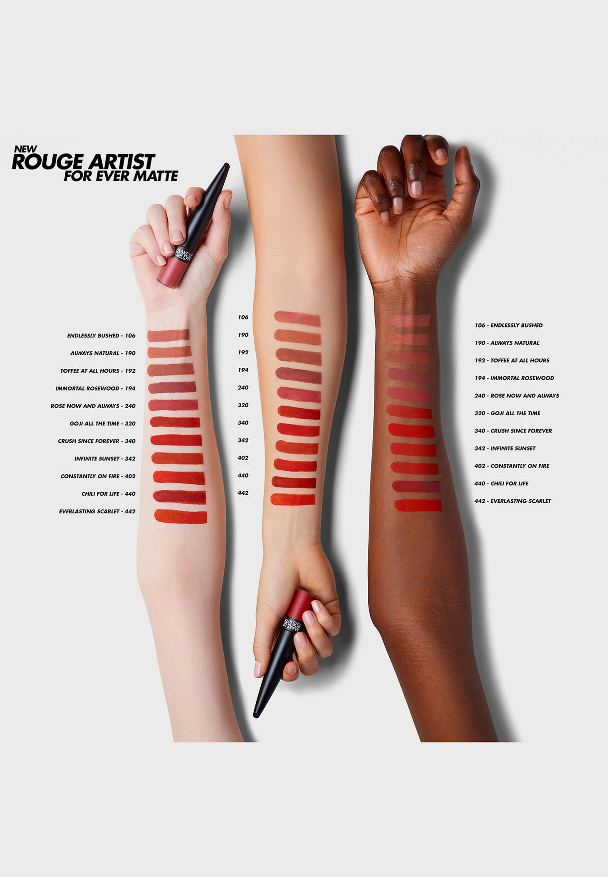 Rouge Artist For Ever Matte Lipstick - 342 - Infinite Sunset
