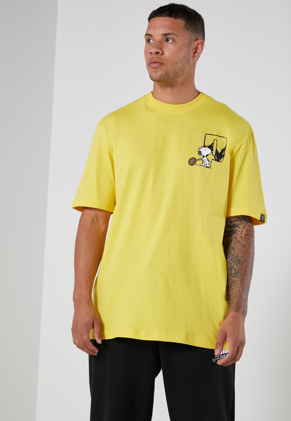 puma peanuts t shirt