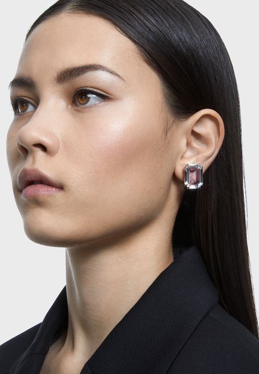Mesmera Octagon cut single clip earring