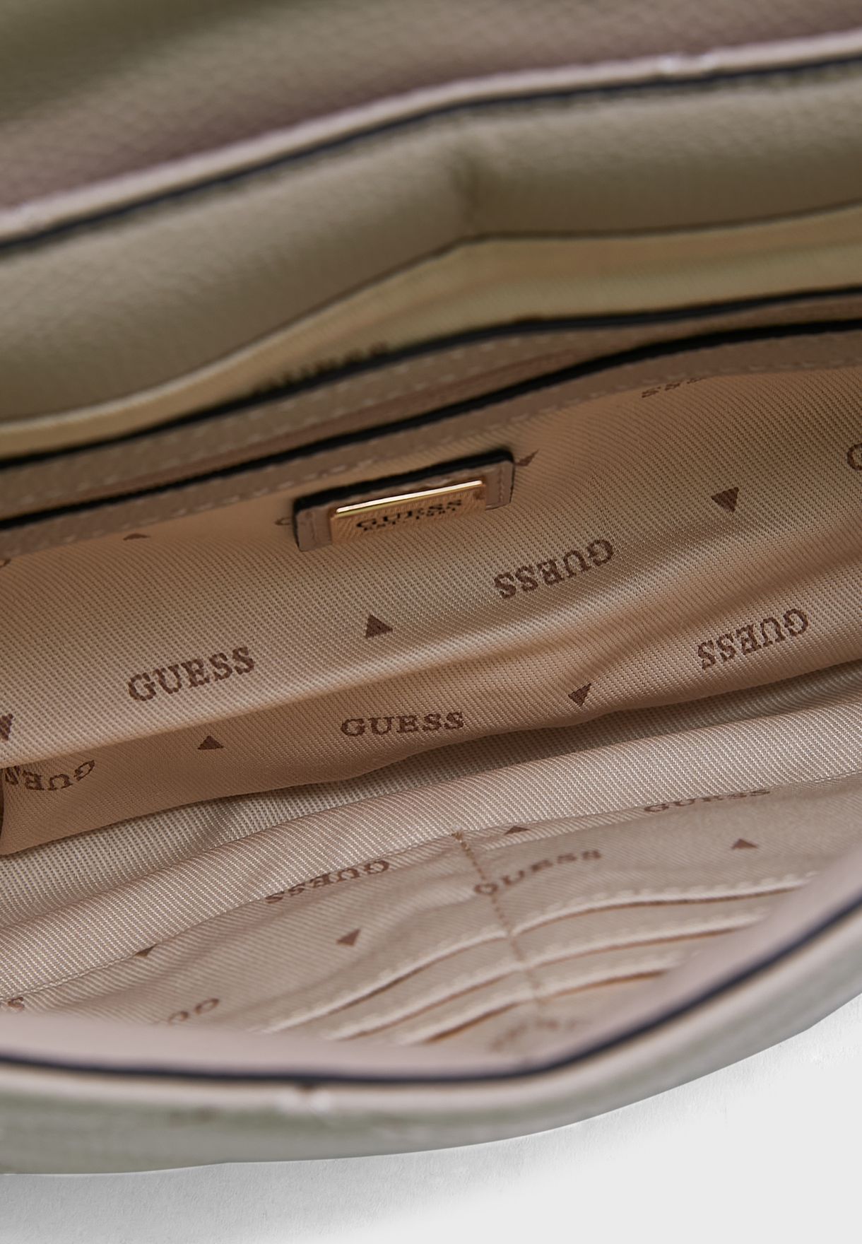 Buy Guess beige Fantine Convertible Crossbody Bag for Women in MENA