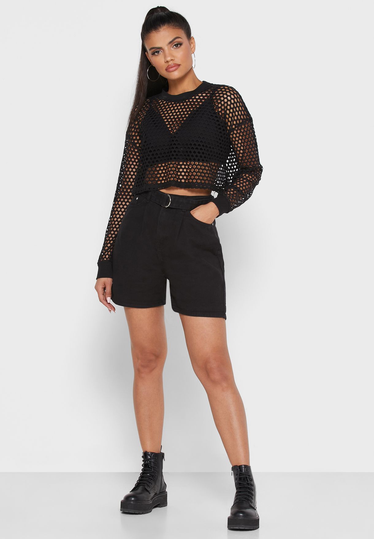 missguided high waisted shorts