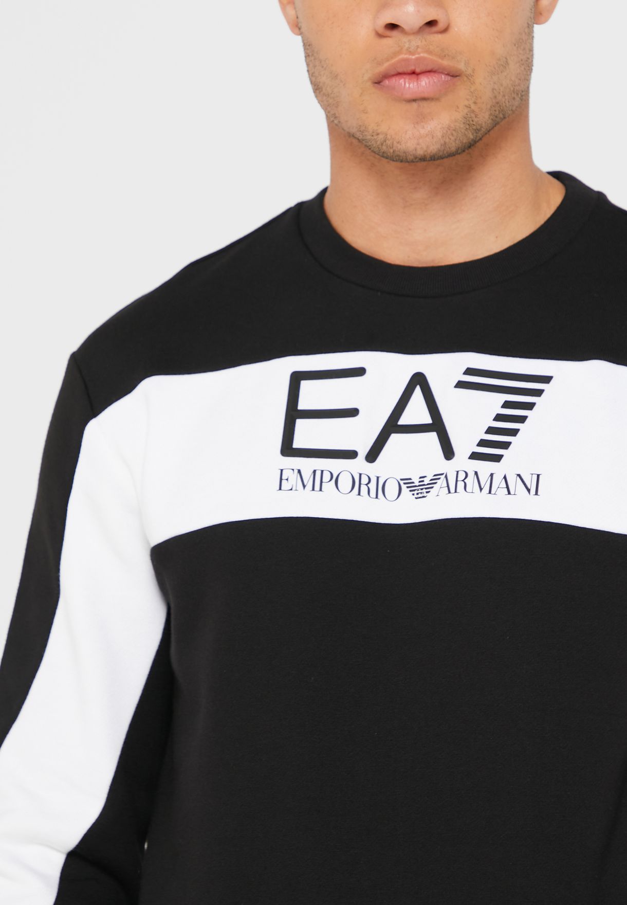 ea7 logo sweatshirt