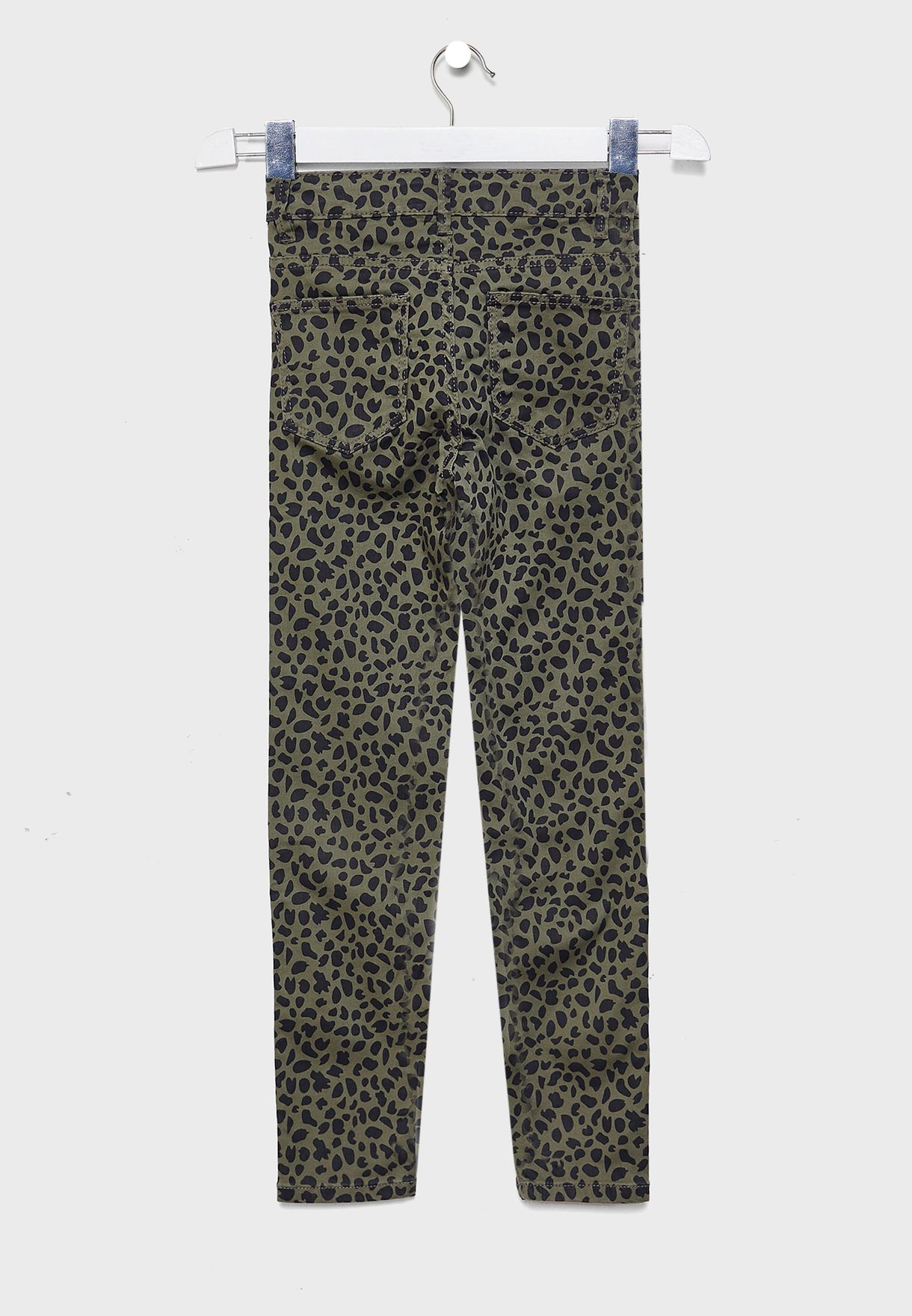 Kids Leopard Print Jeans